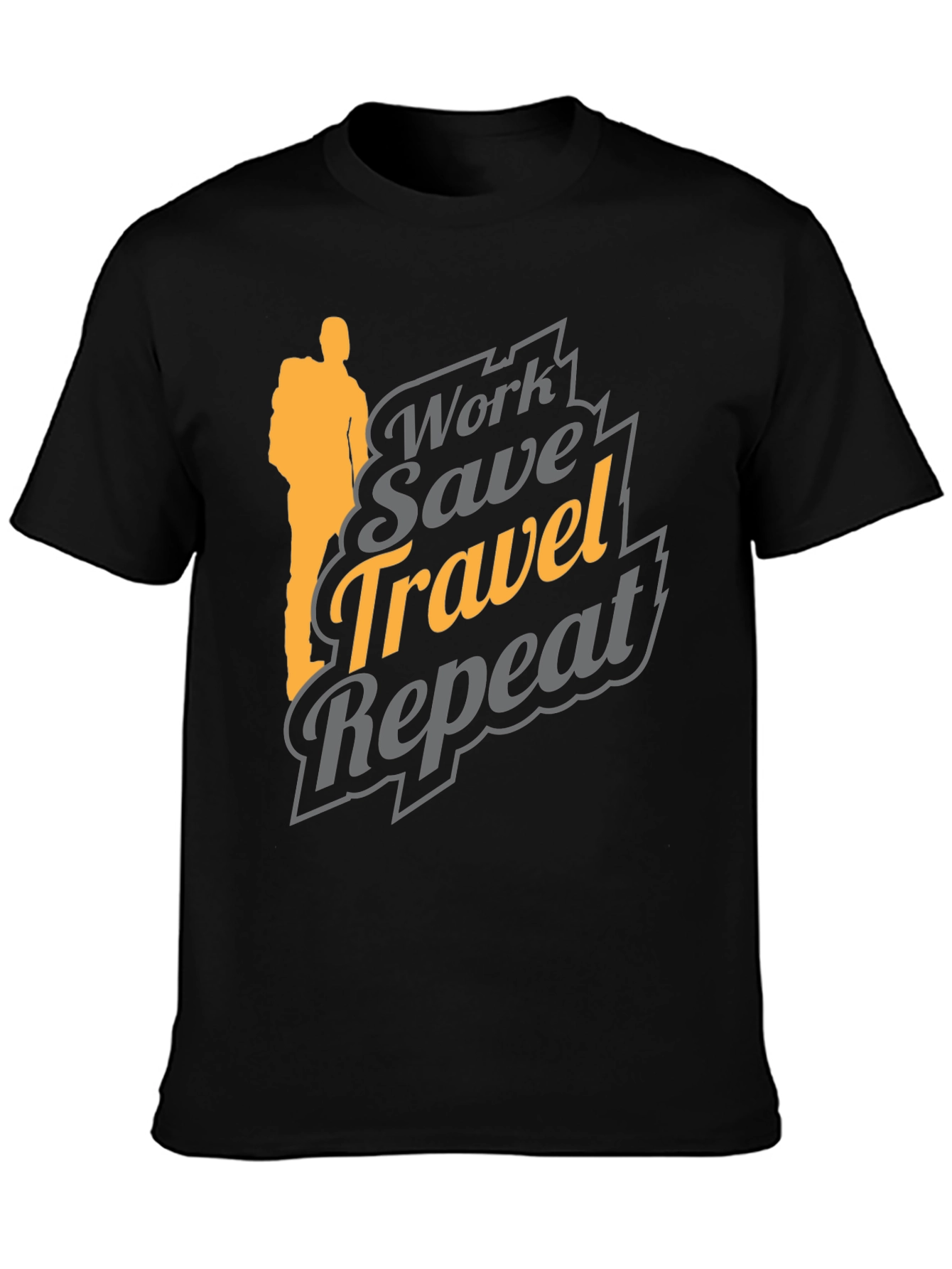 Work Save Travel Repeat Graphic Tee
