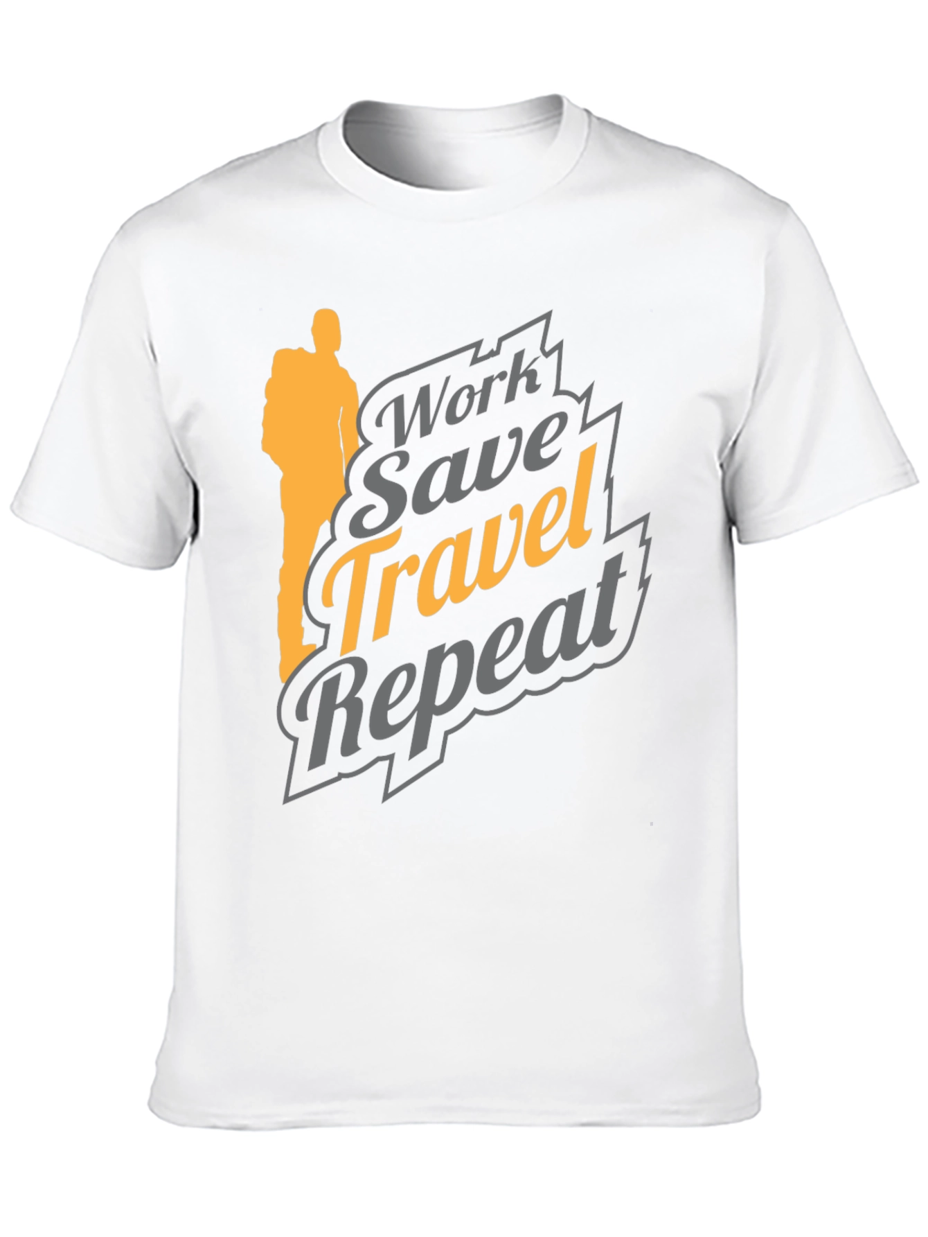 Work Save Travel Repeat Graphic Tee