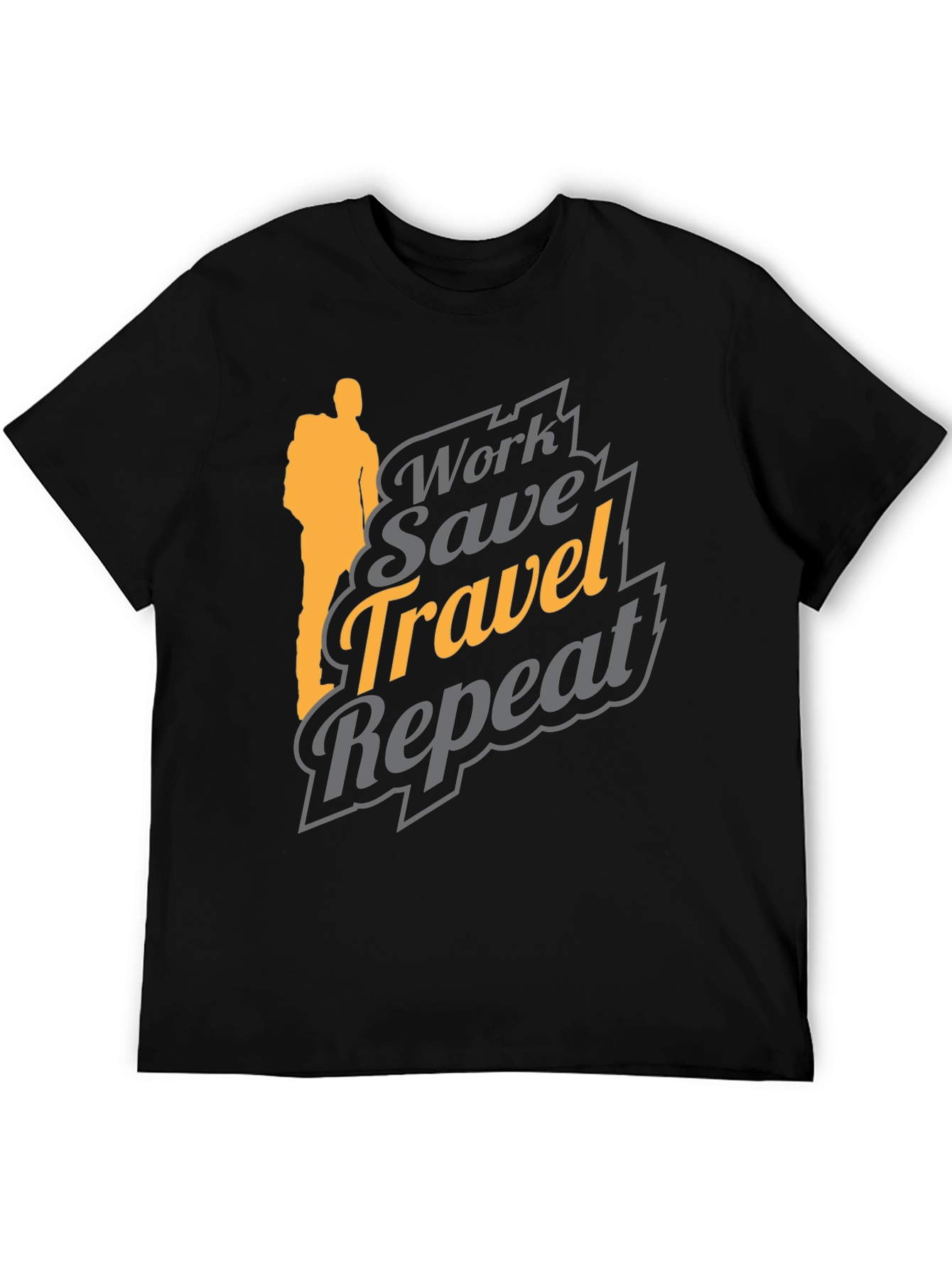 Work Save Travel Repeat Graphic Tee