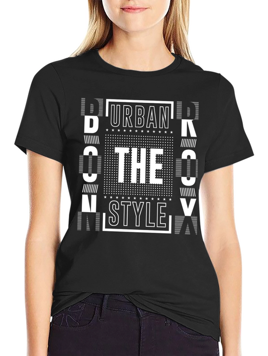 Urban Style Graphic Tee - Mens Black T-Shirt