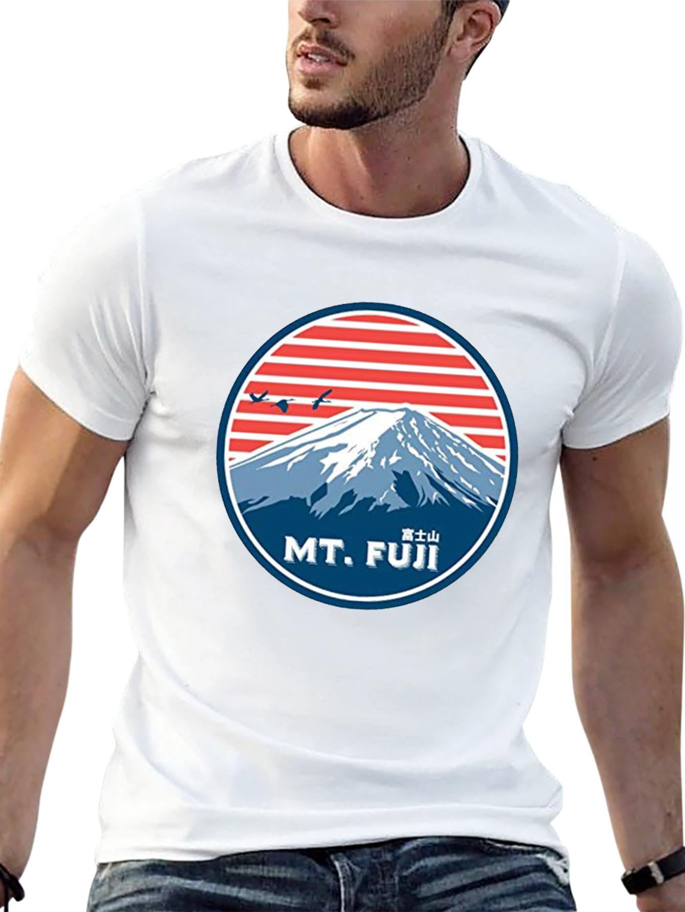 Mt. Fuji Graphic Tee - Retro Style