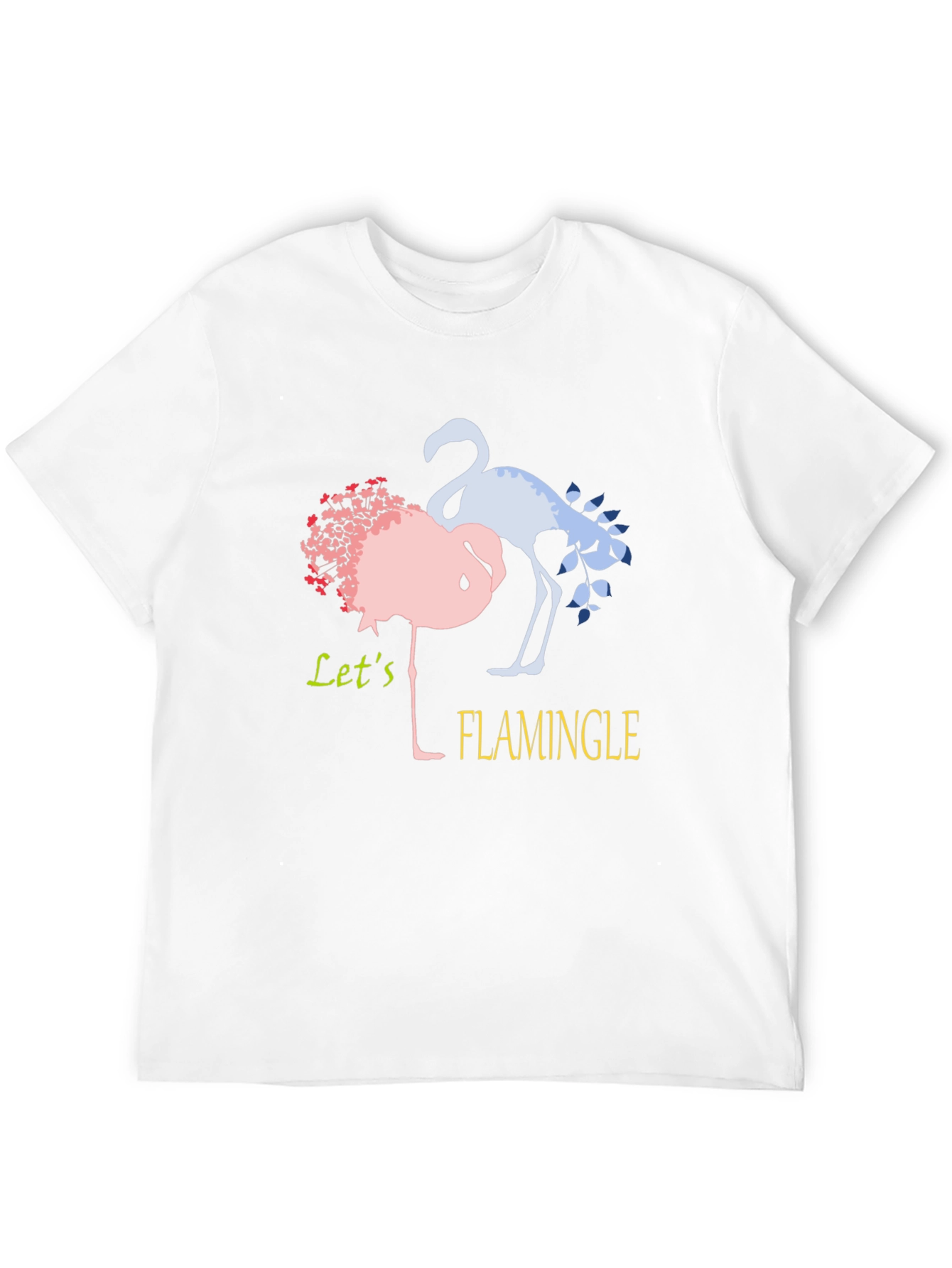Lets Flamingle Graphic T-Shirt