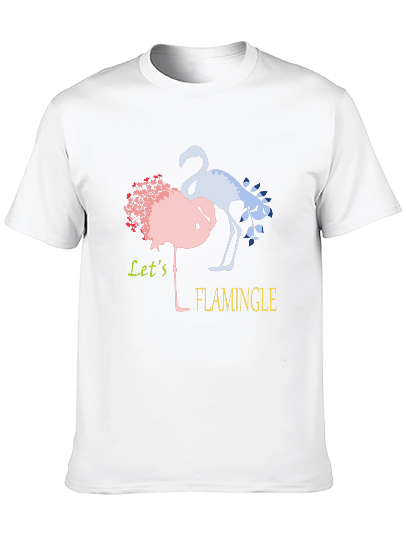 Lets Flamingle Graphic T-Shirt