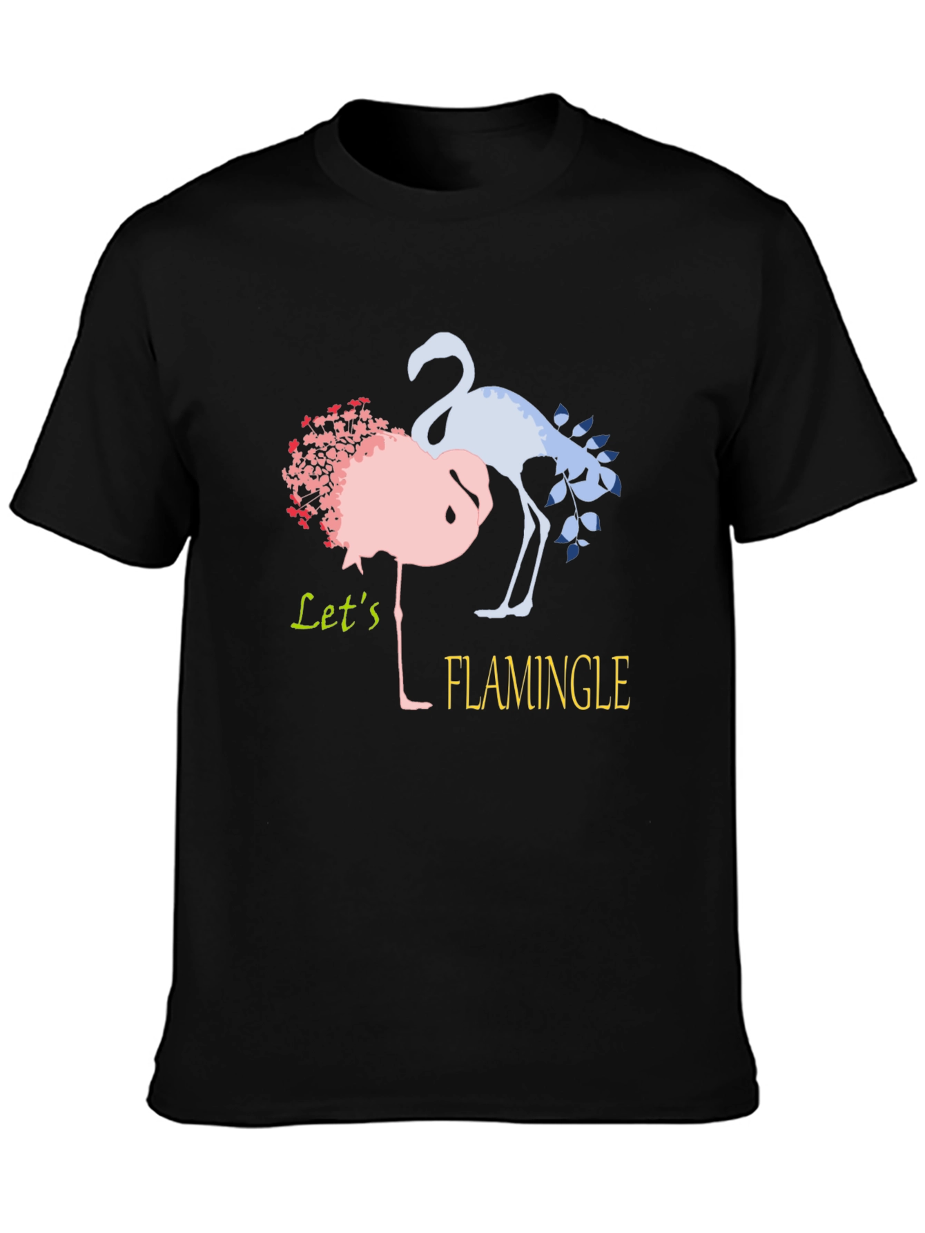 Lets Flamingle Graphic T-Shirt