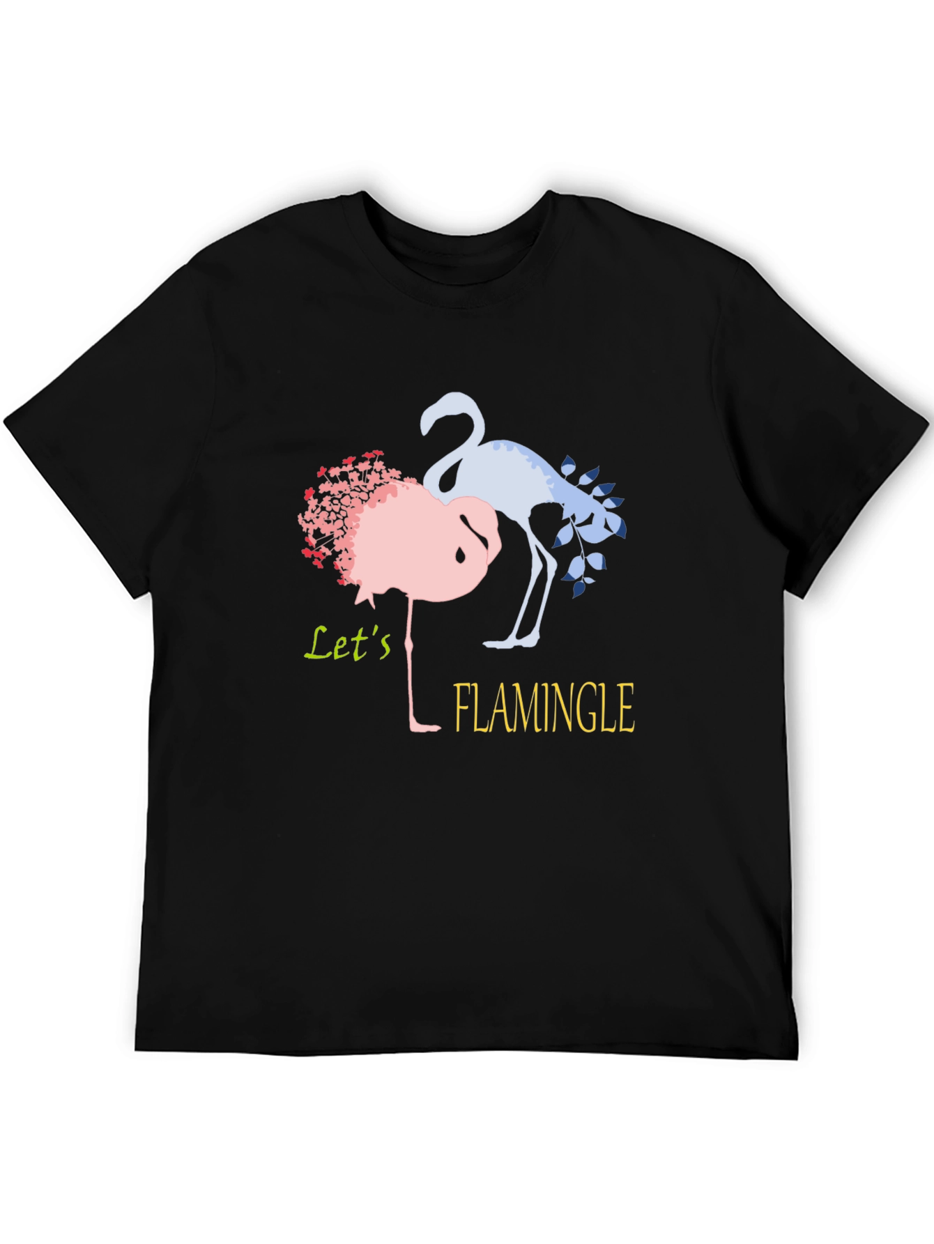 Lets Flamingle Graphic T-Shirt