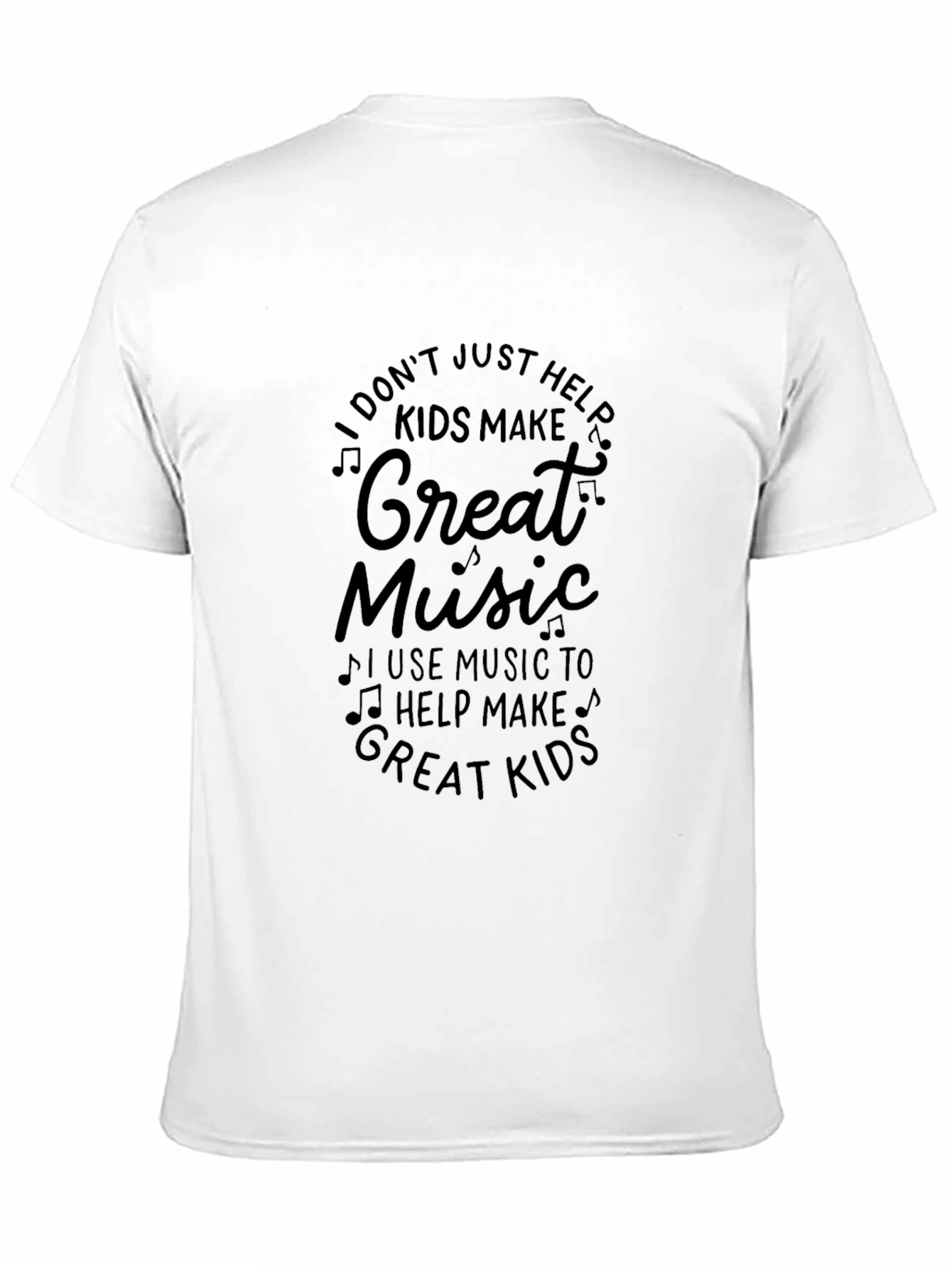 Great Music Teacher Black T-Shirt