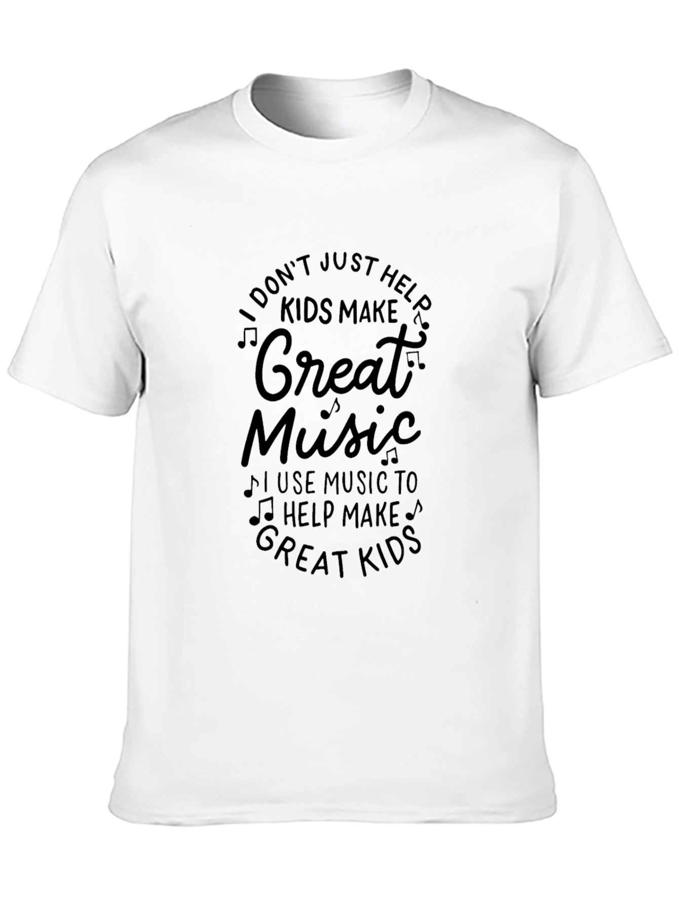 Great Music Teacher Black T-Shirt