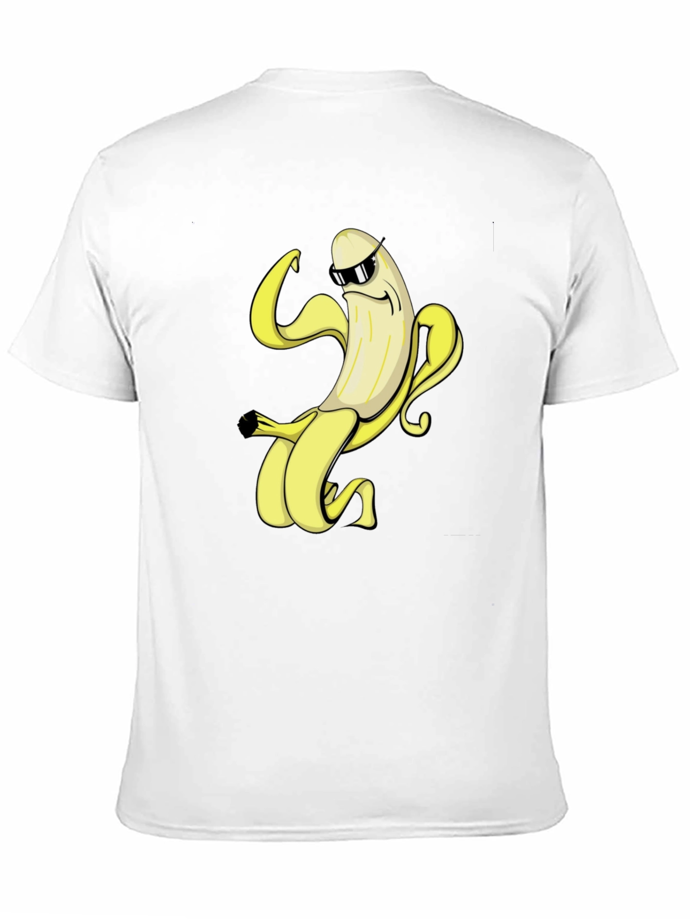 Cool Banana Graphic Tee - Black Cotton T-Shirt