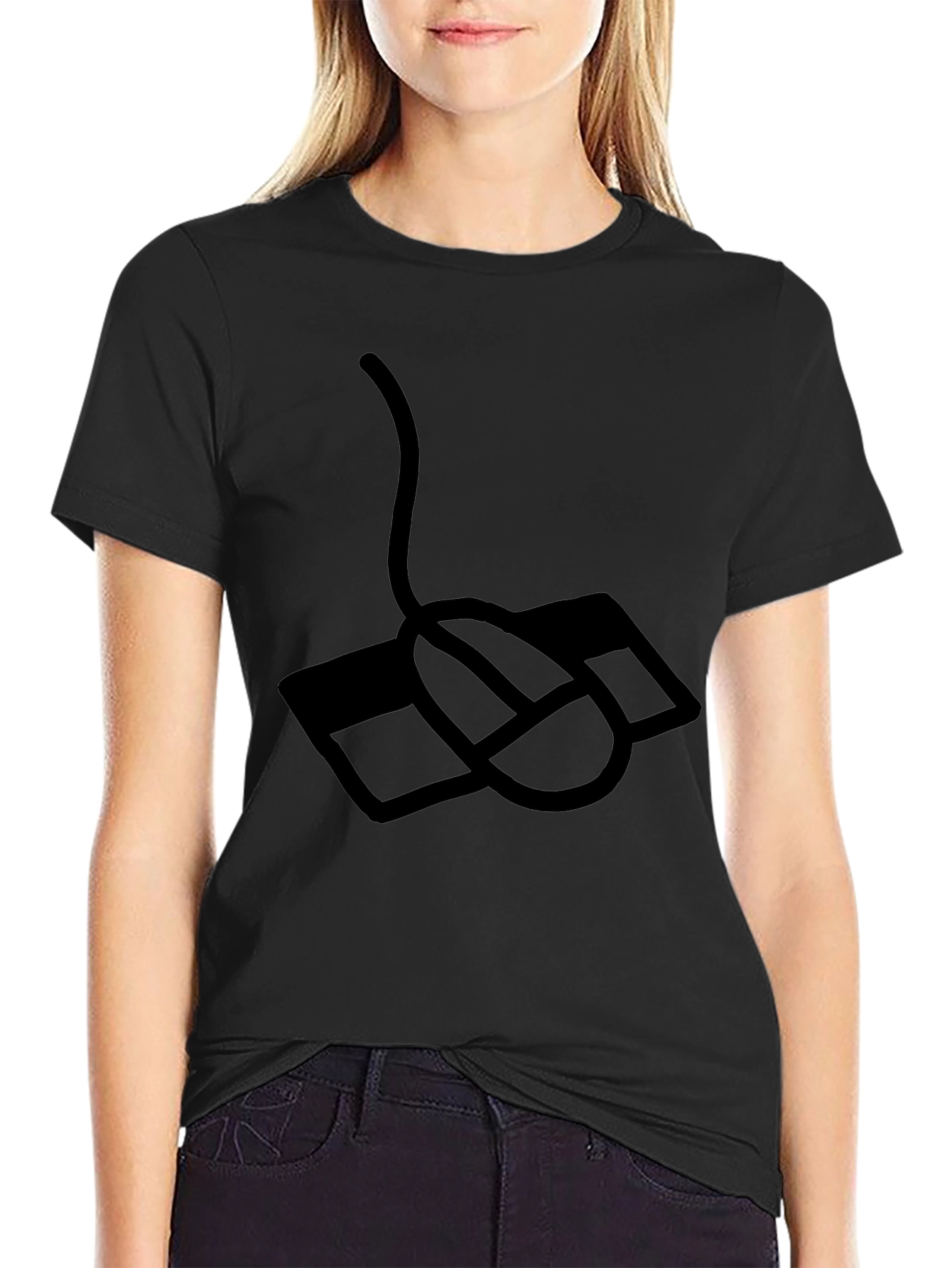 Wired Mouse Graphic Tee - Gamer Style