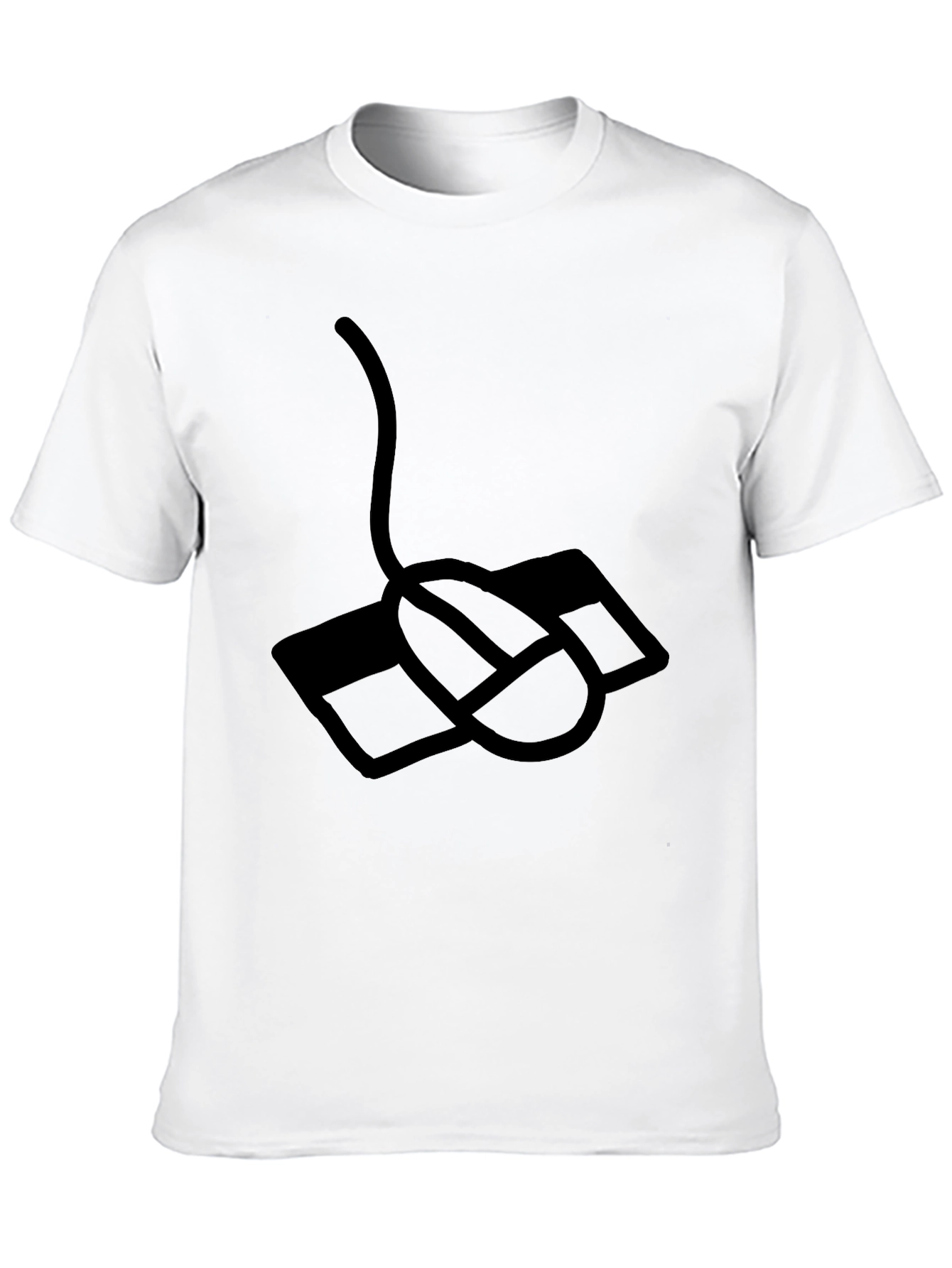 Wired Mouse Graphic Tee - Gamer Style