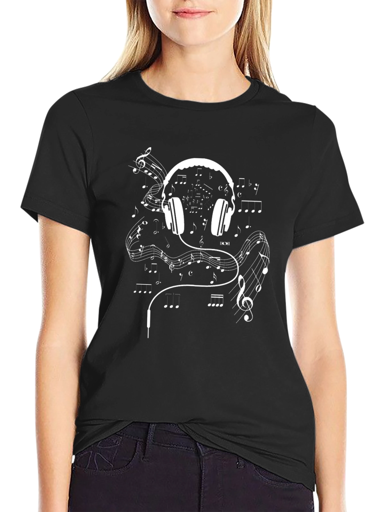 Music Headphone Graphic T-Shirt