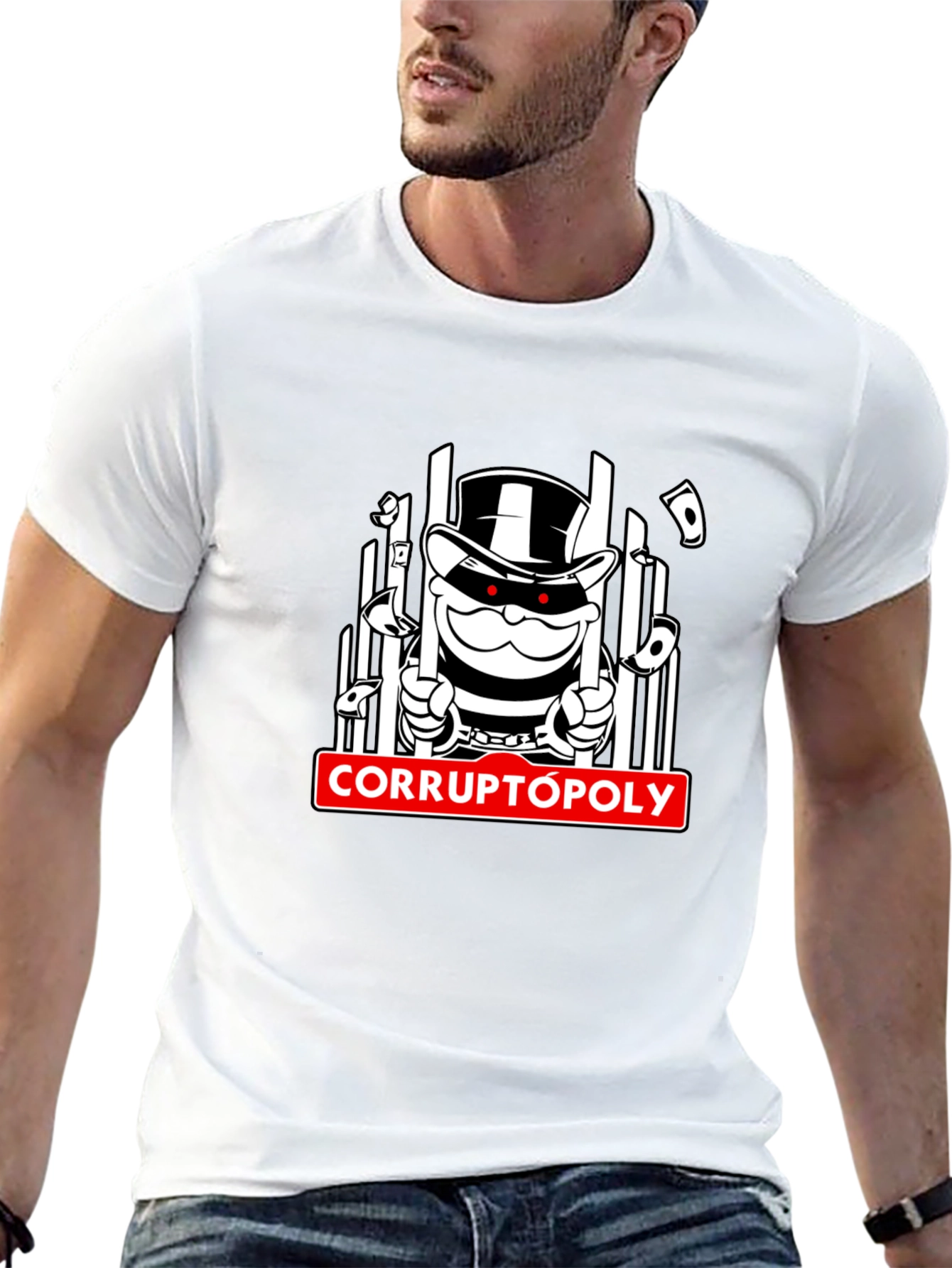 Corruptopoly Graphic T-Shirt - Black