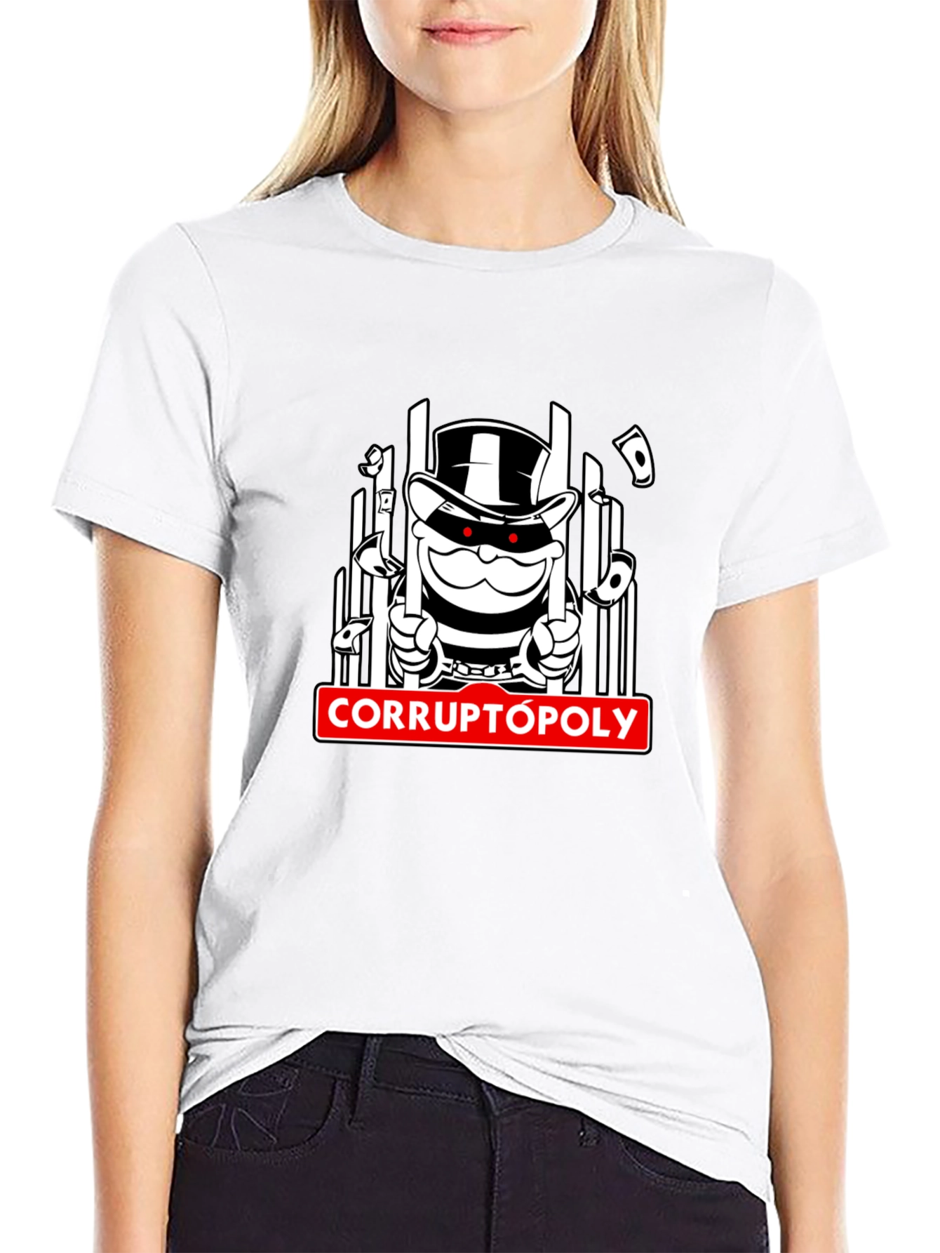Corruptopoly Graphic T-Shirt - Black