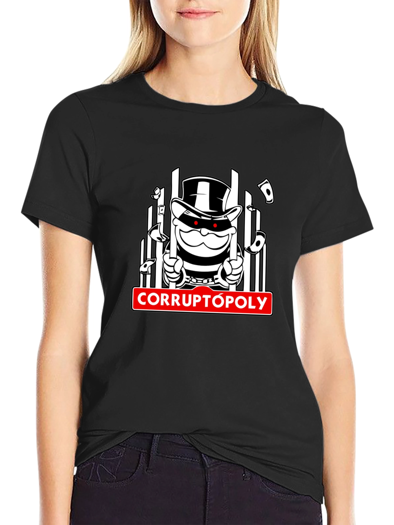 Corruptopoly Graphic T-Shirt - Black