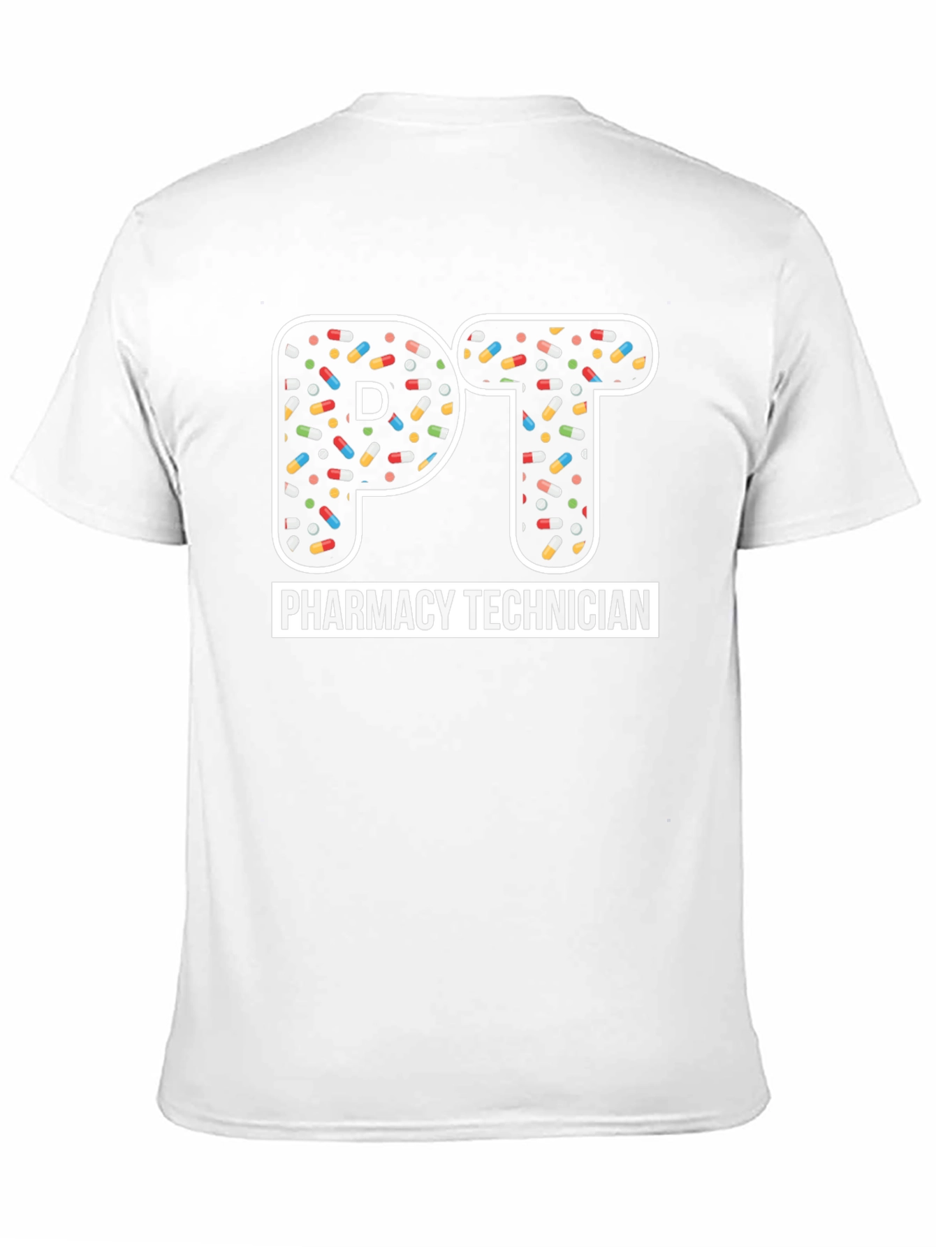 Pharmacy Technician PT Pill Design T-Shirt