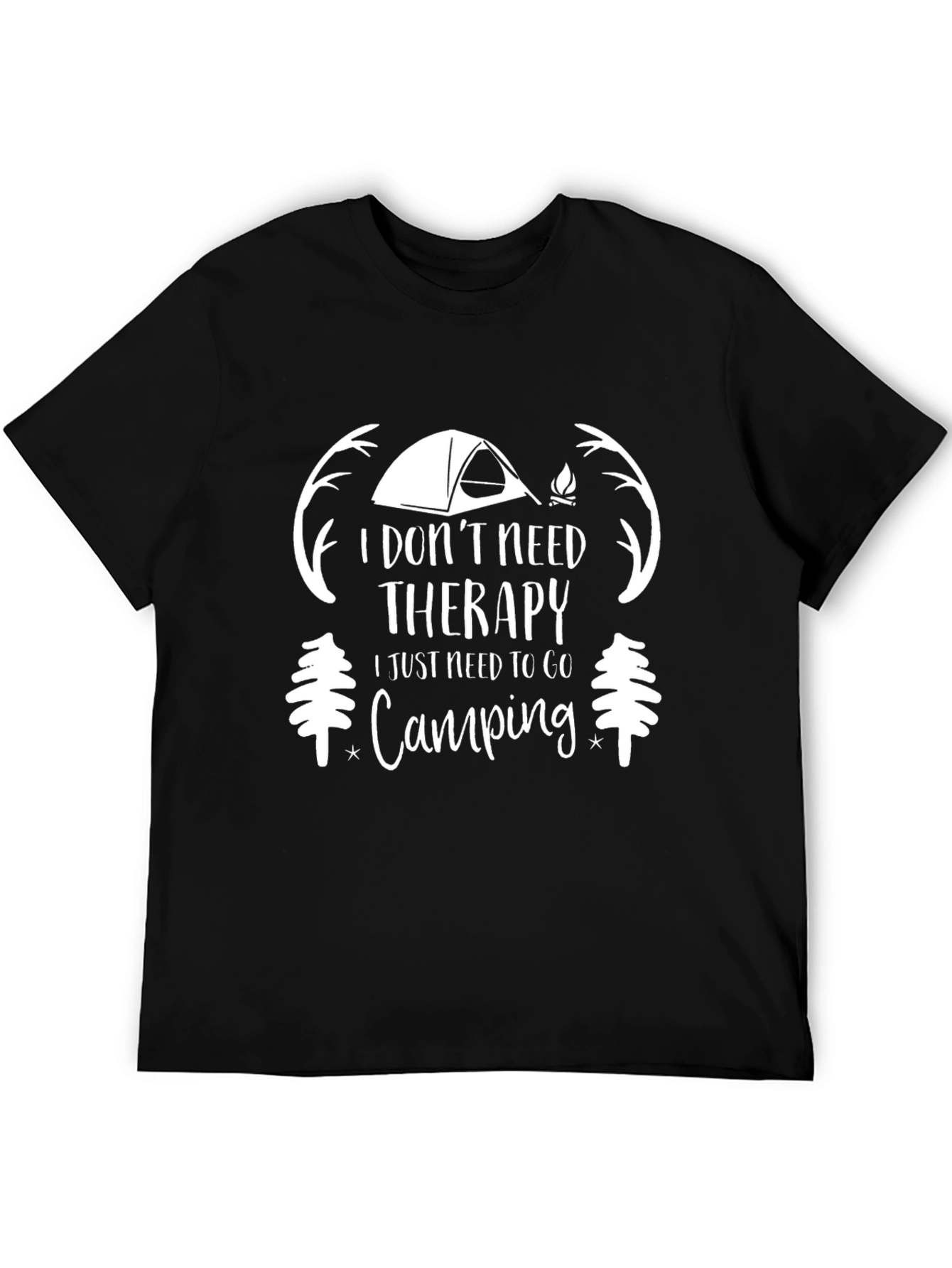 Camping Therapy T-Shirt - Outdoor Adventure Tee