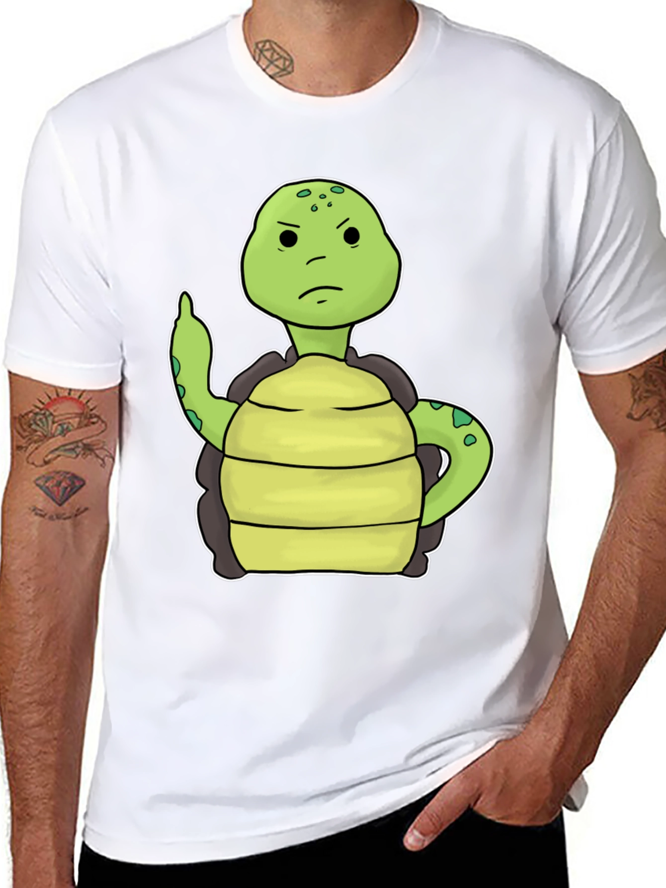 Grumpy Turtle T-Shirt Funny Graphic Tee