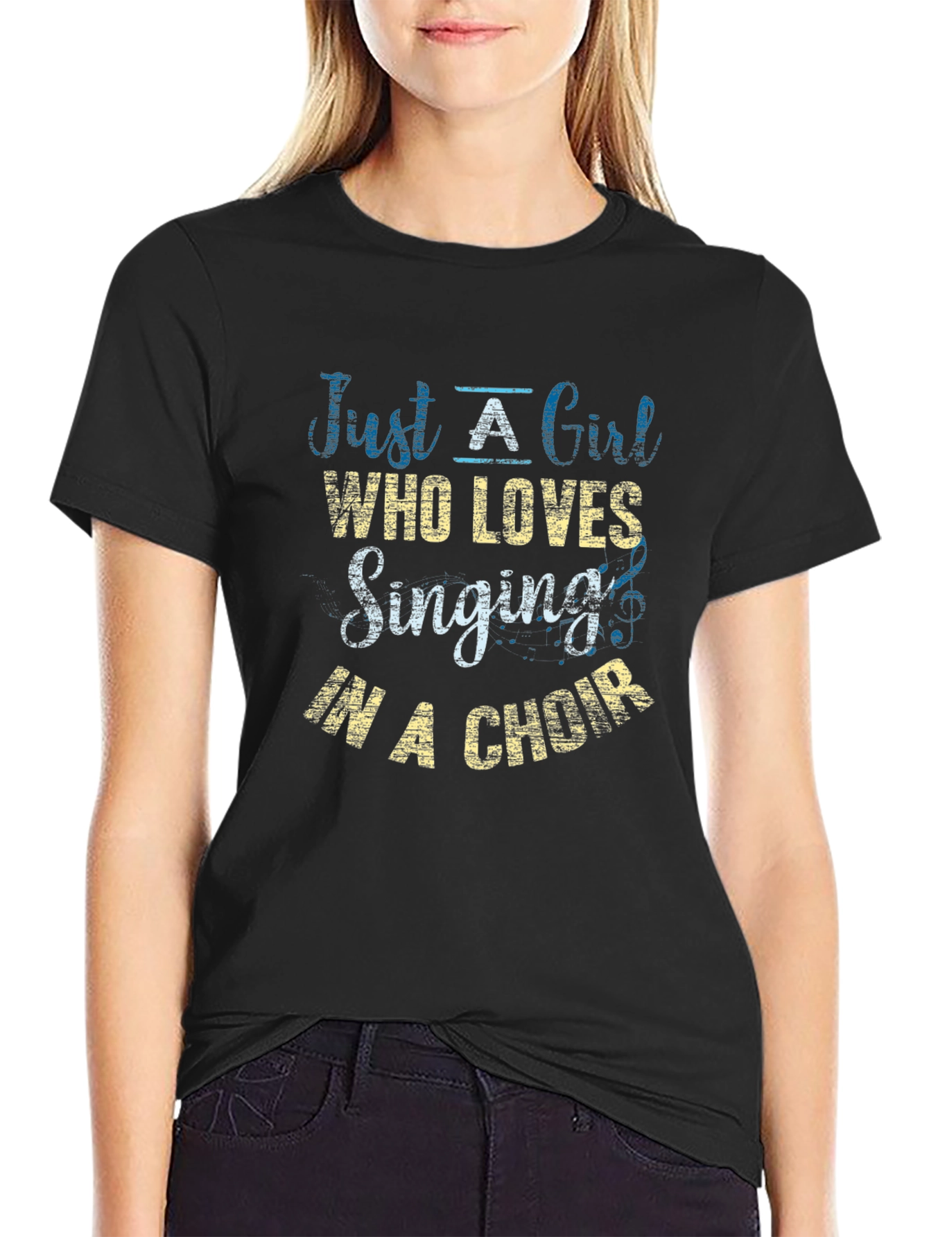 Just A Girl Who Loves Singing T-Shirt