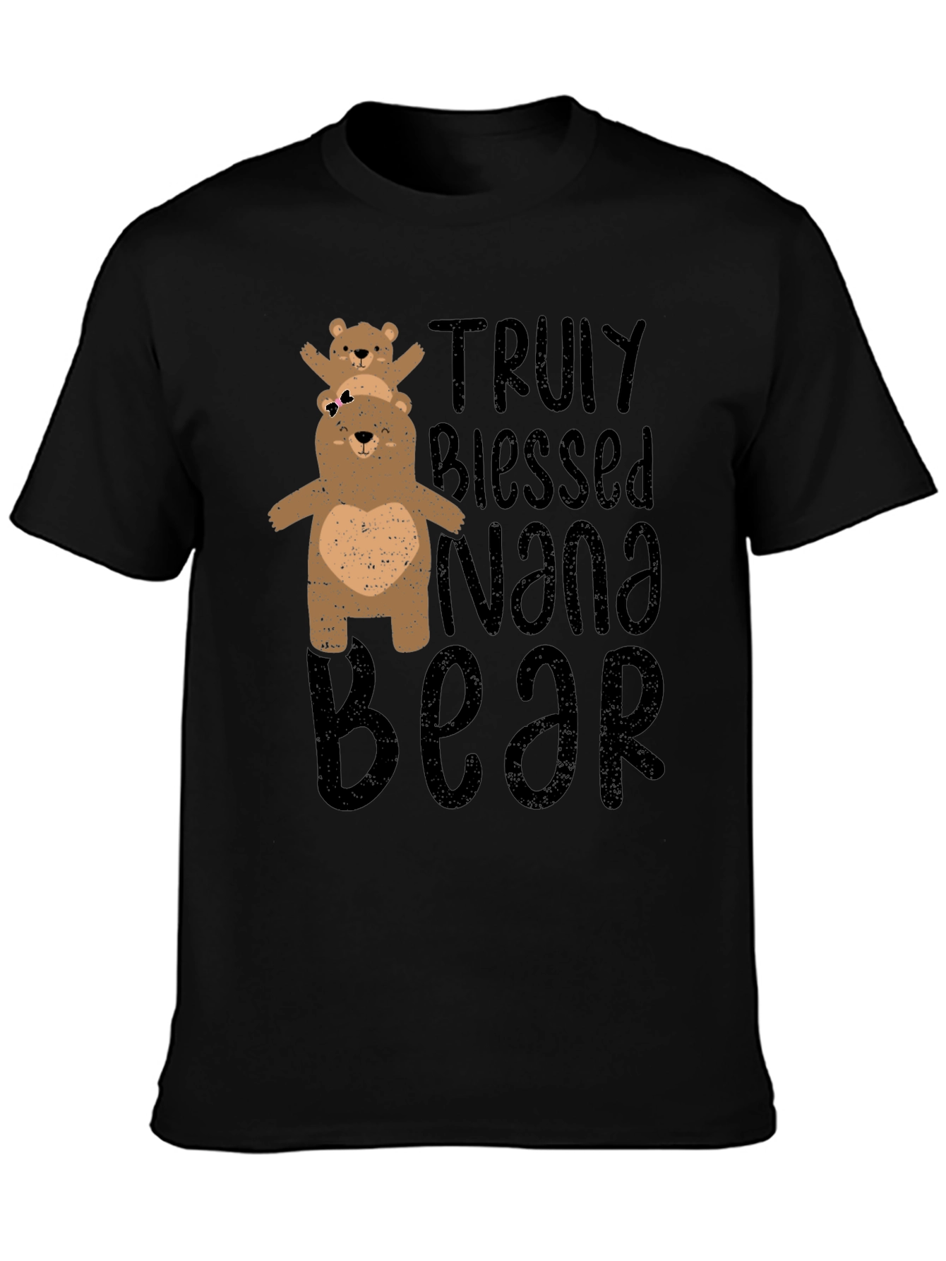 Nana Bear Graphic Tee - Truly Blessed Design