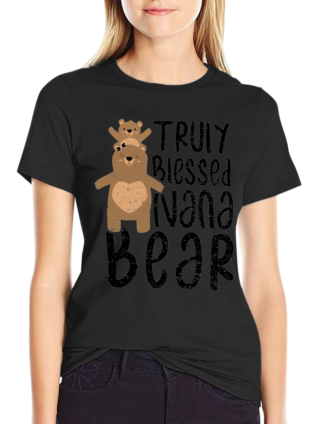 Nana Bear Graphic Tee - Truly Blessed Design