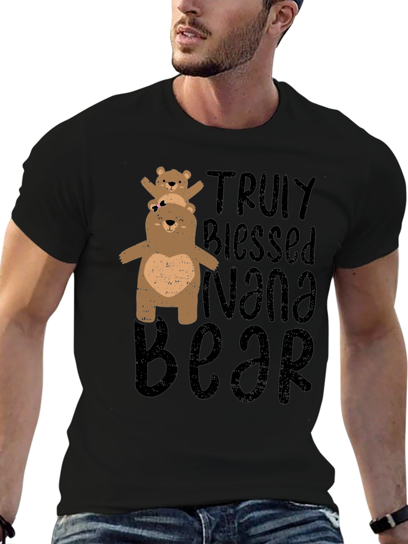 Nana Bear Graphic Tee - Truly Blessed Design