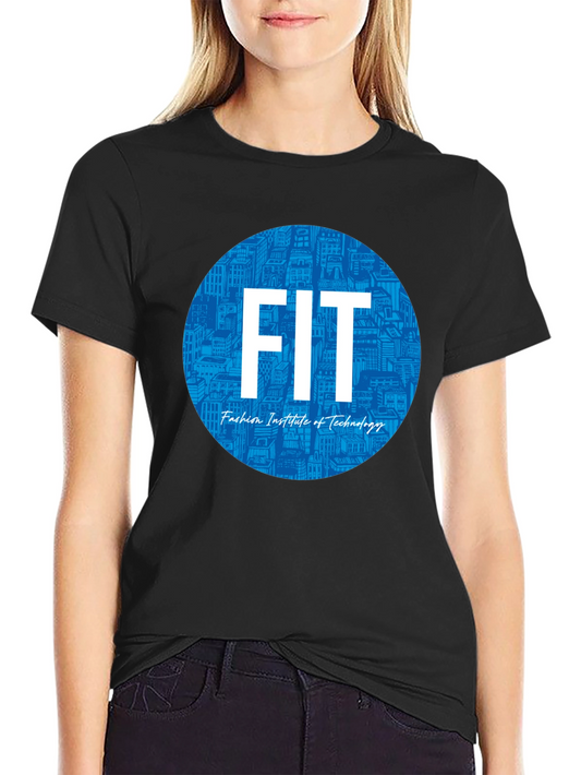 FIT Fashion Institute Tee - Black Cotton Blend