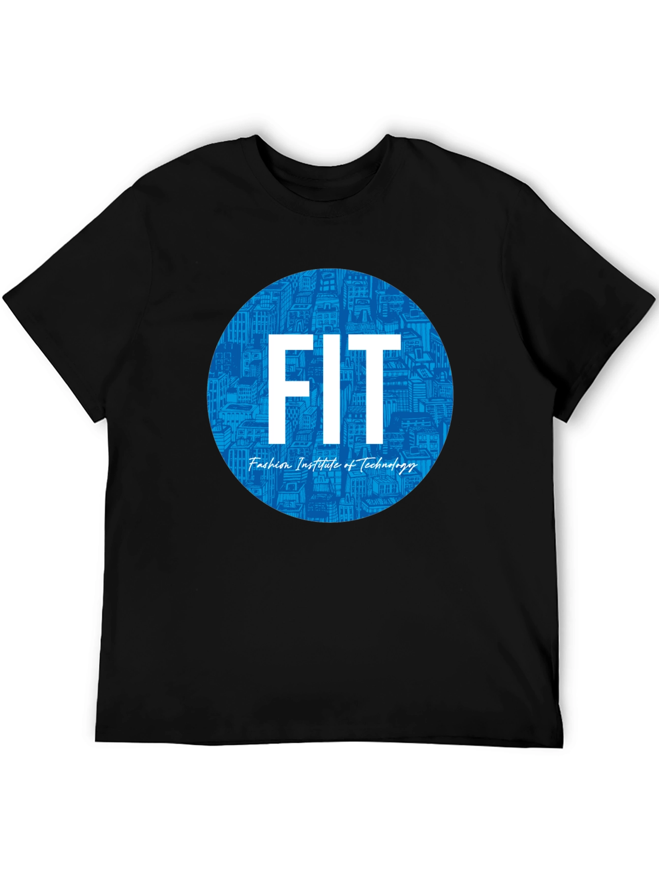 FIT Fashion Institute Tee - Black Cotton Blend