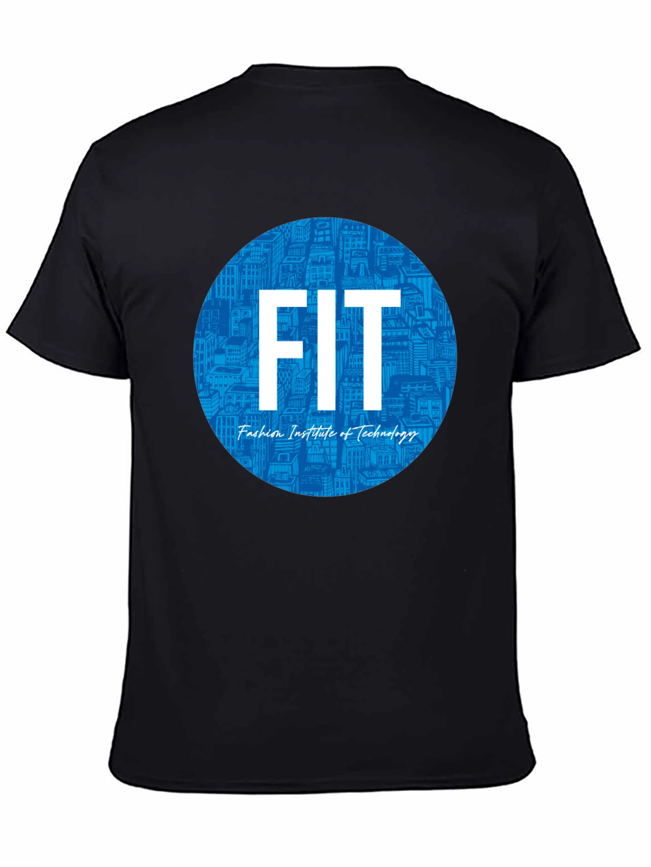 FIT Fashion Institute Tee - Black Cotton Blend