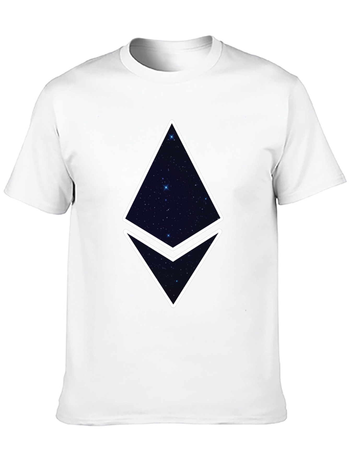 Ethereum Starry Night Graphic Tee - Black