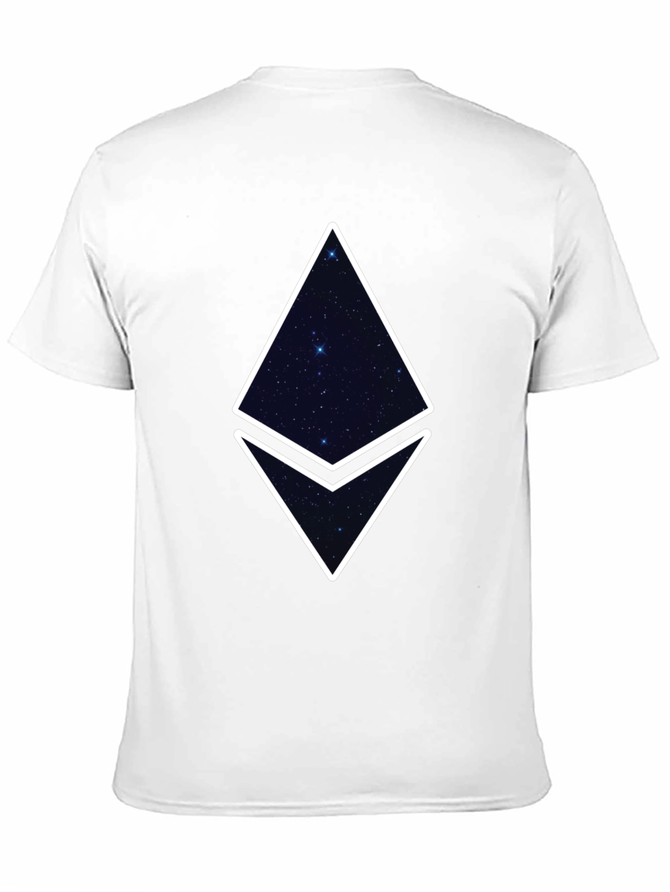 Ethereum Starry Night Graphic Tee - Black