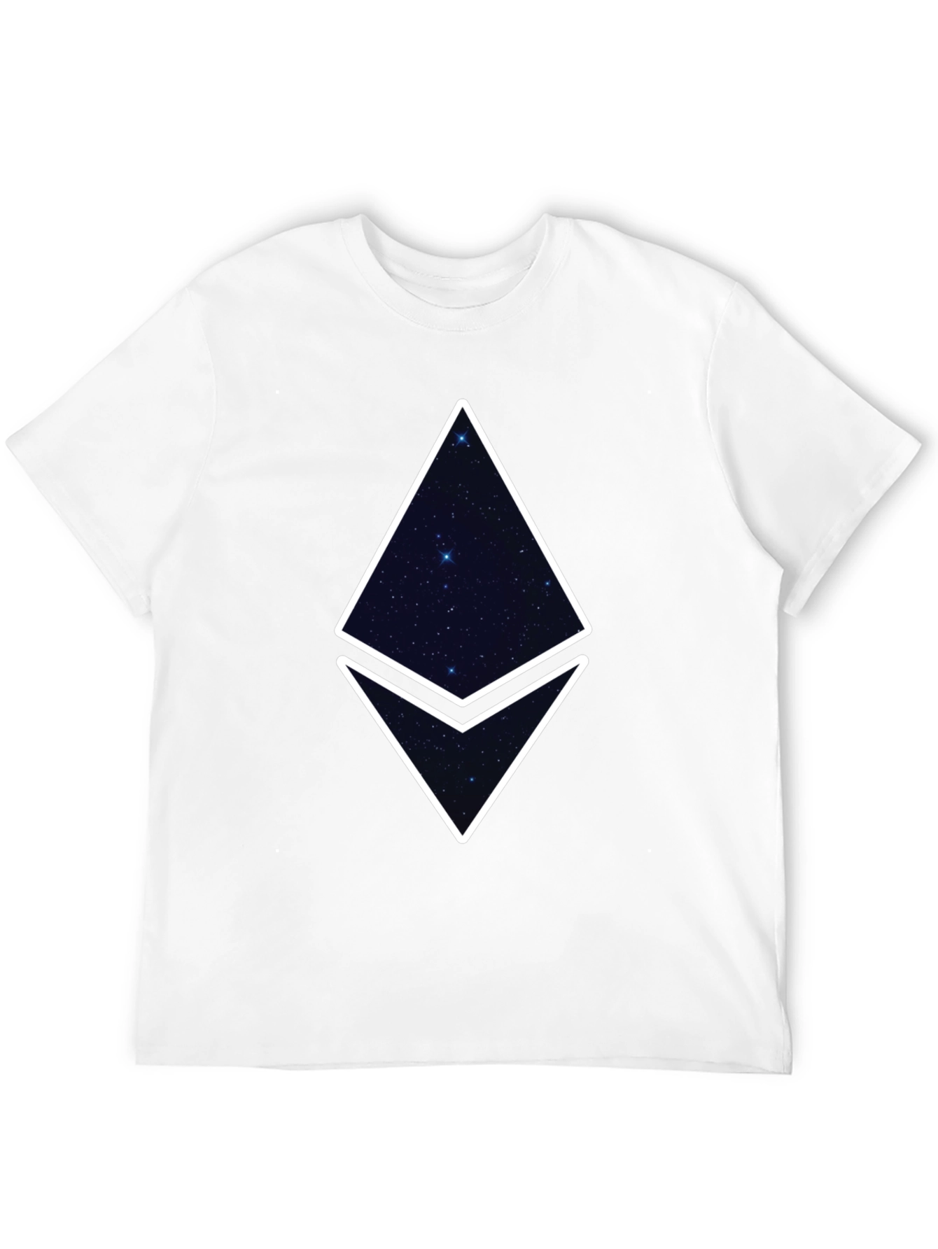 Ethereum Starry Night Graphic Tee - Black
