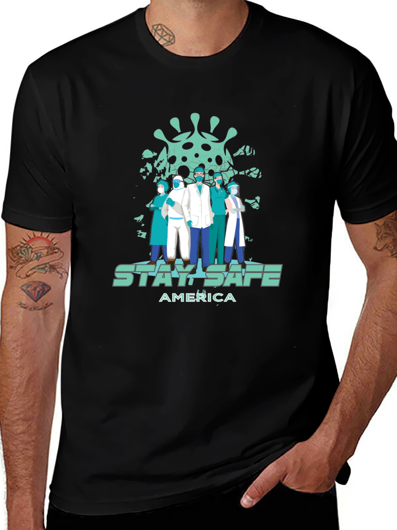 Stay Safe America T-Shirt - Graphic Tee