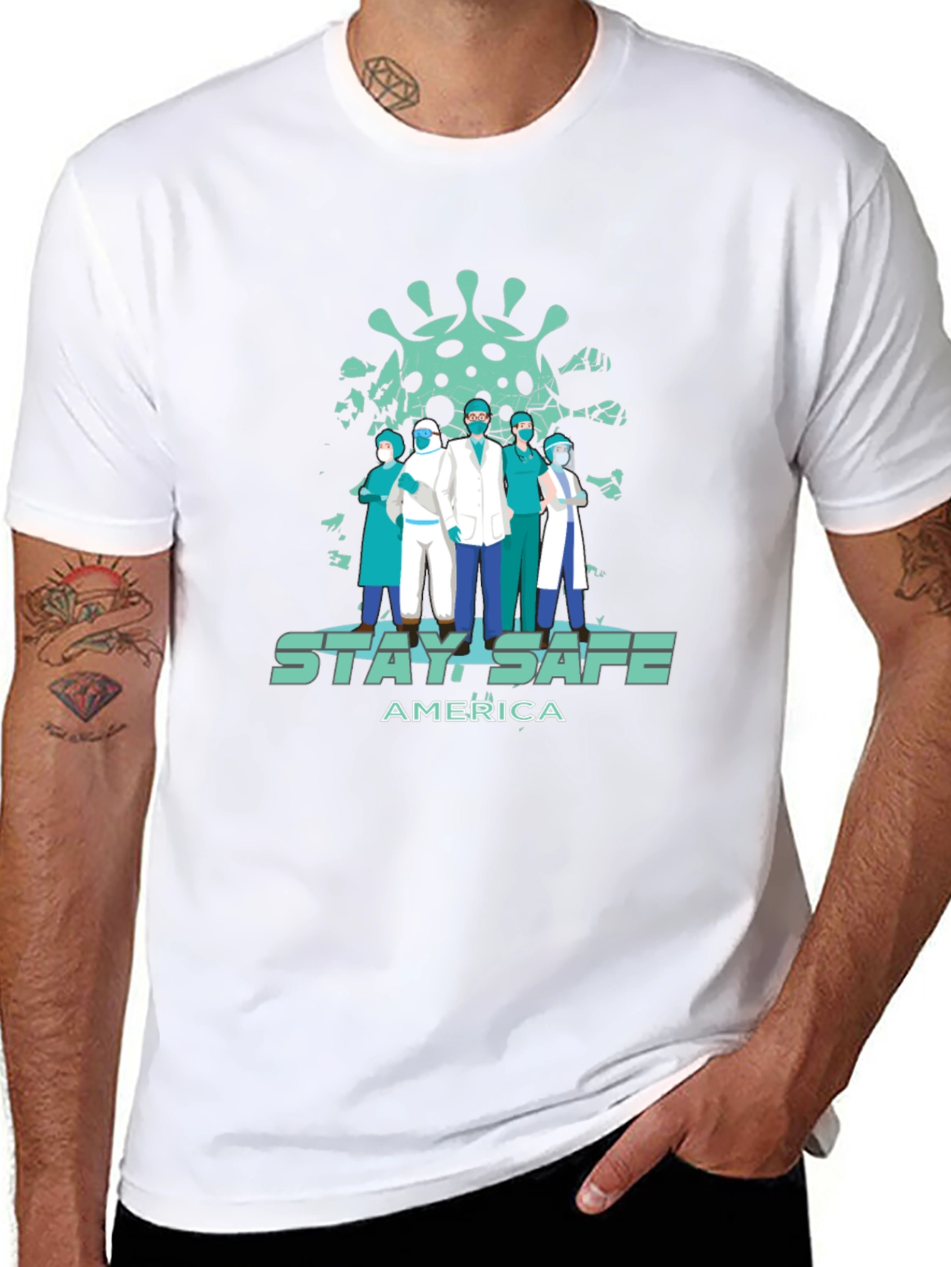 Stay Safe America T-Shirt - Graphic Tee