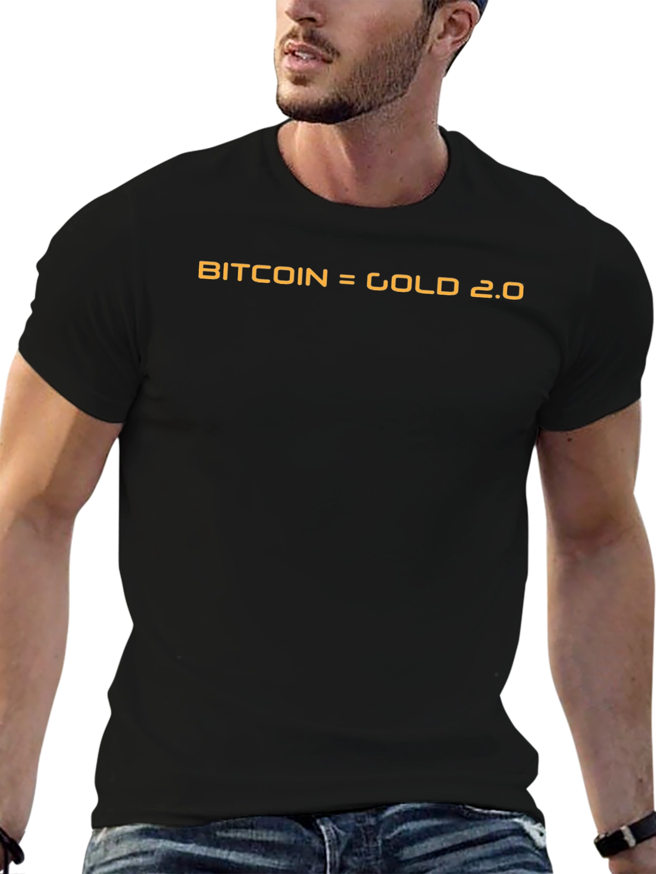 Bitcoin = Gold 2.0 Black T-Shirt