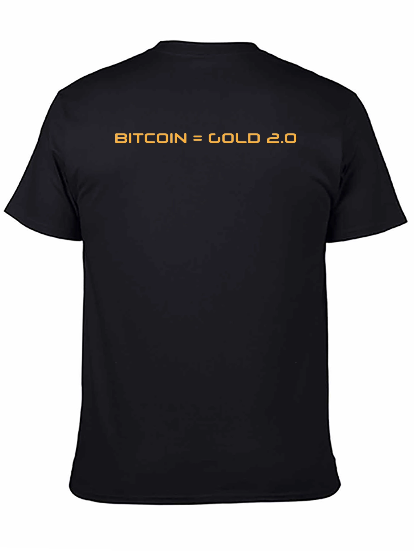 Bitcoin = Gold 2.0 Black T-Shirt