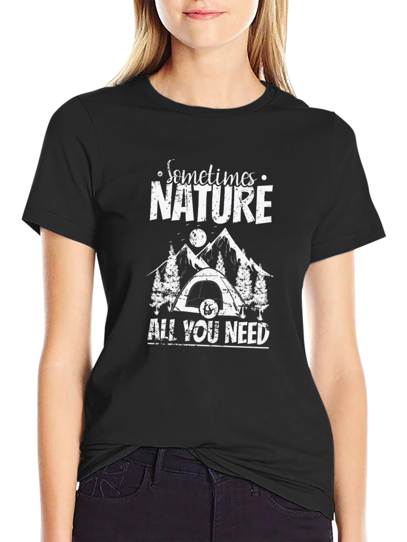 Nature Graphic Tee - Camping T-Shirt