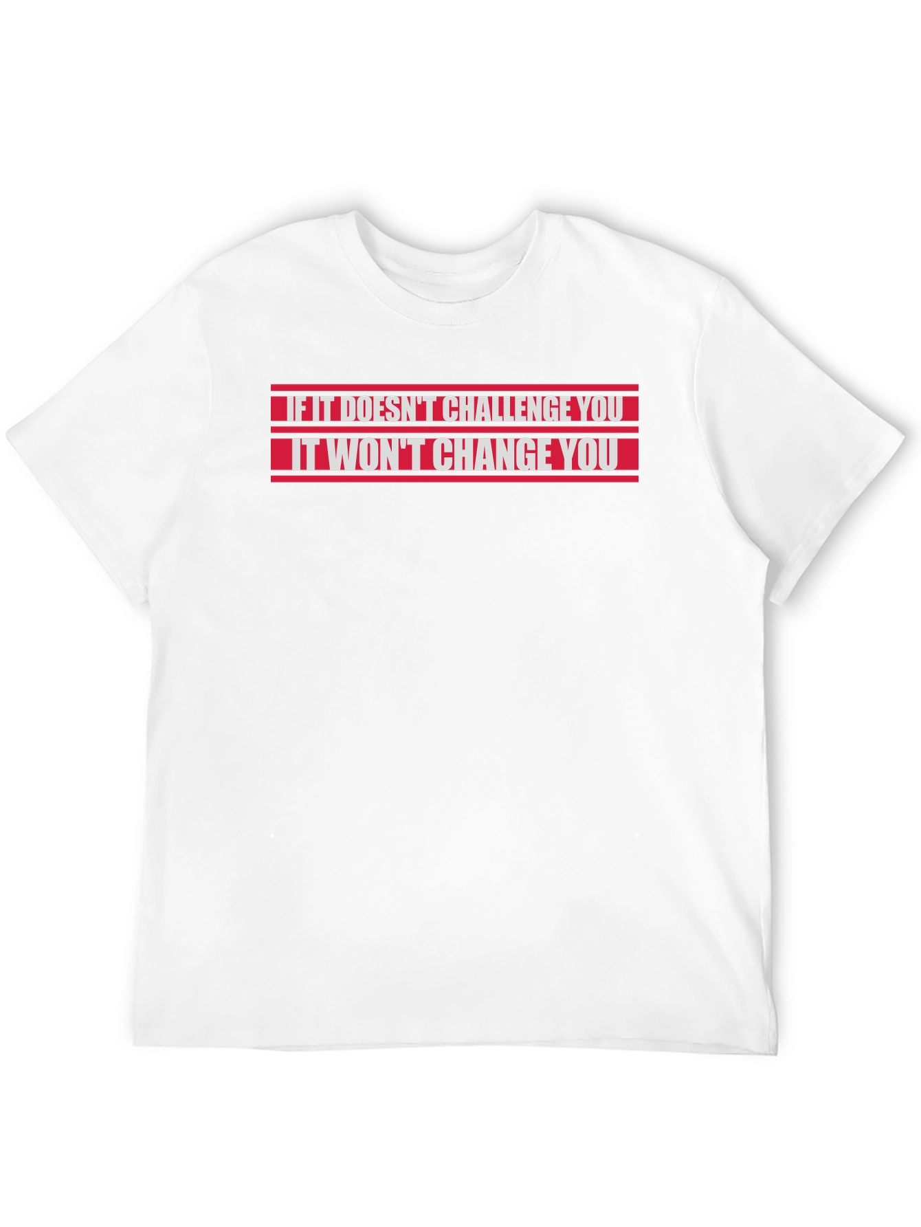 Challenge Yourself Black Graphic T-Shirt