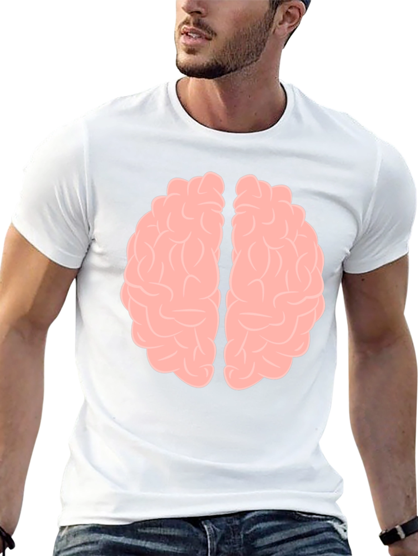 Brain Graphic T-Shirt - Smart and Stylish!