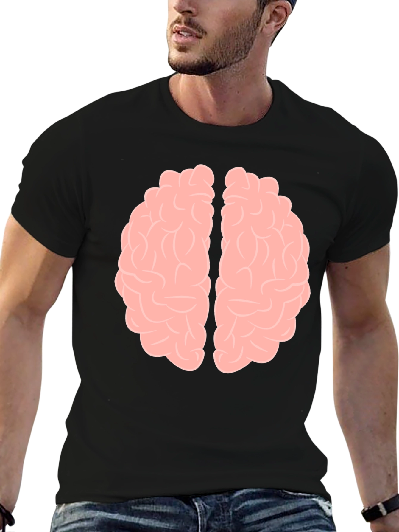 Brain Graphic T-Shirt - Smart and Stylish!