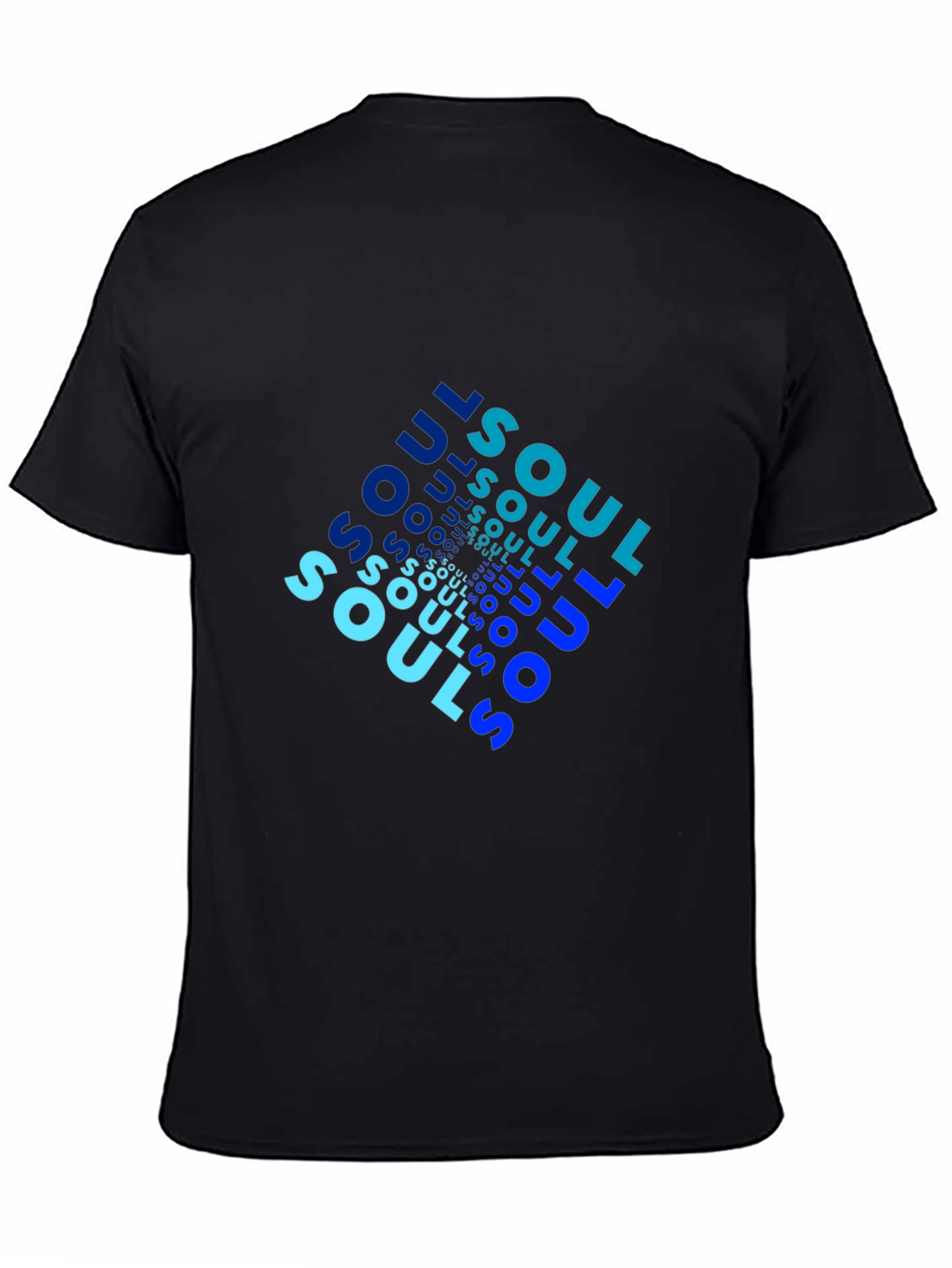 Cool Soul Graphic Tee - Black Cotton Casual Shirt