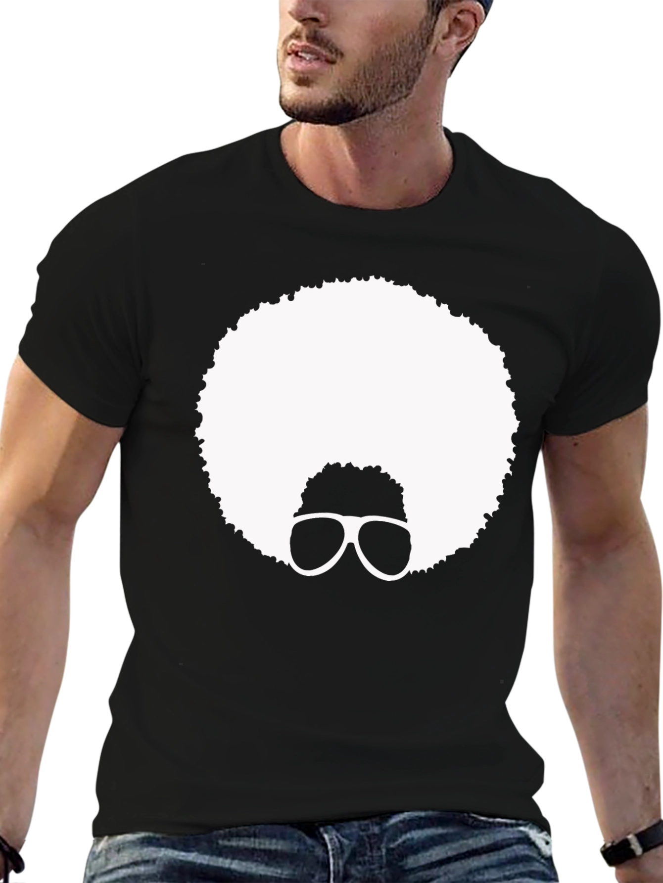 Retro Afro Graphic T-Shirt