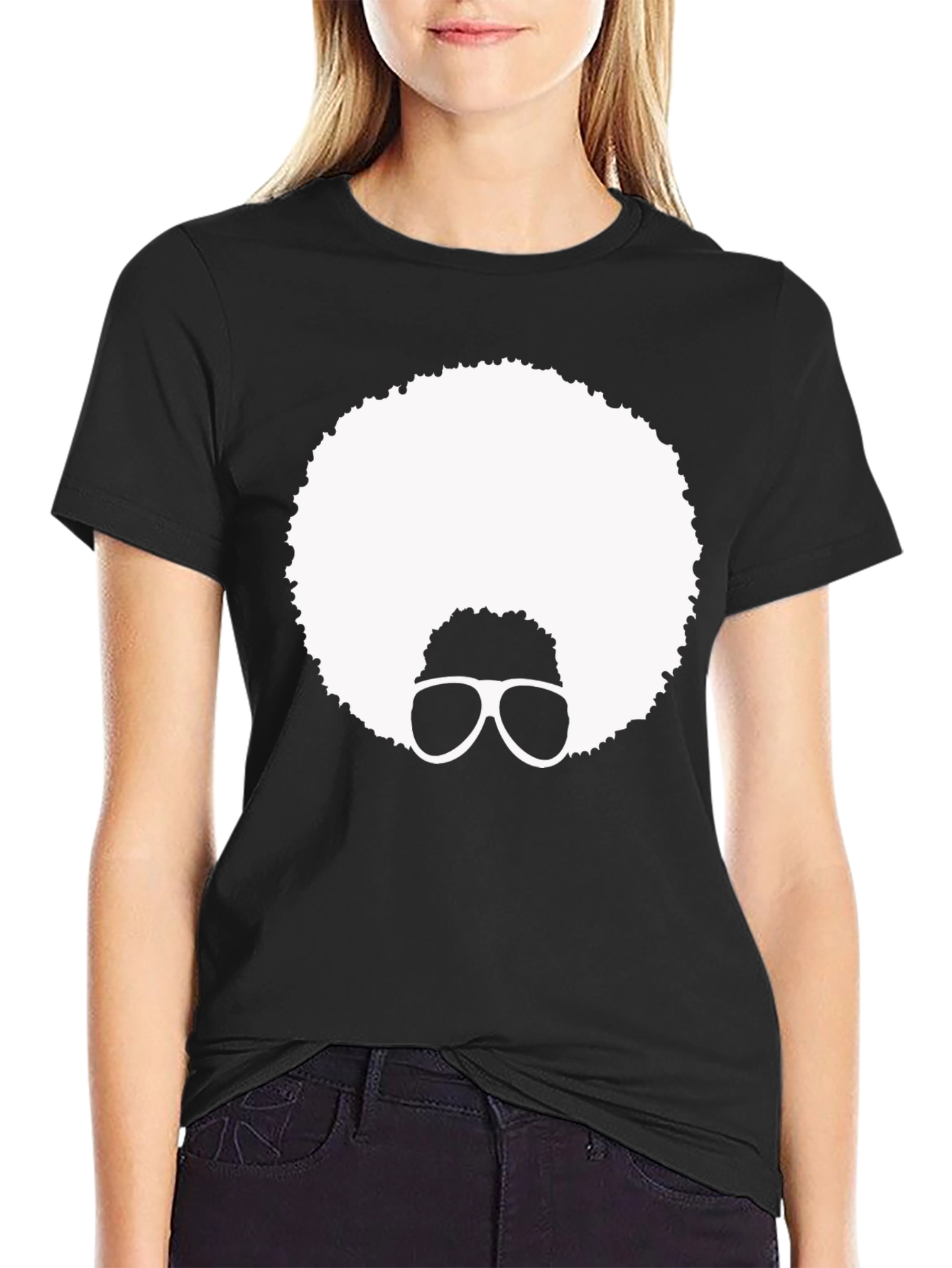 Retro Afro Graphic T-Shirt