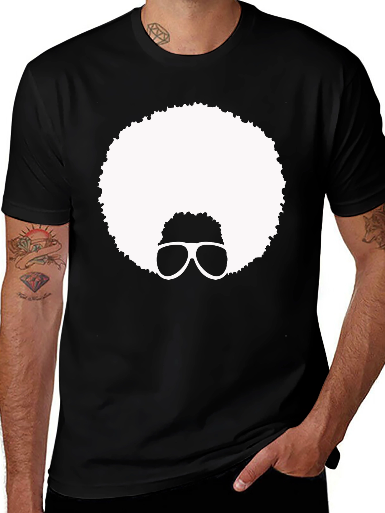 Retro Afro Graphic T-Shirt