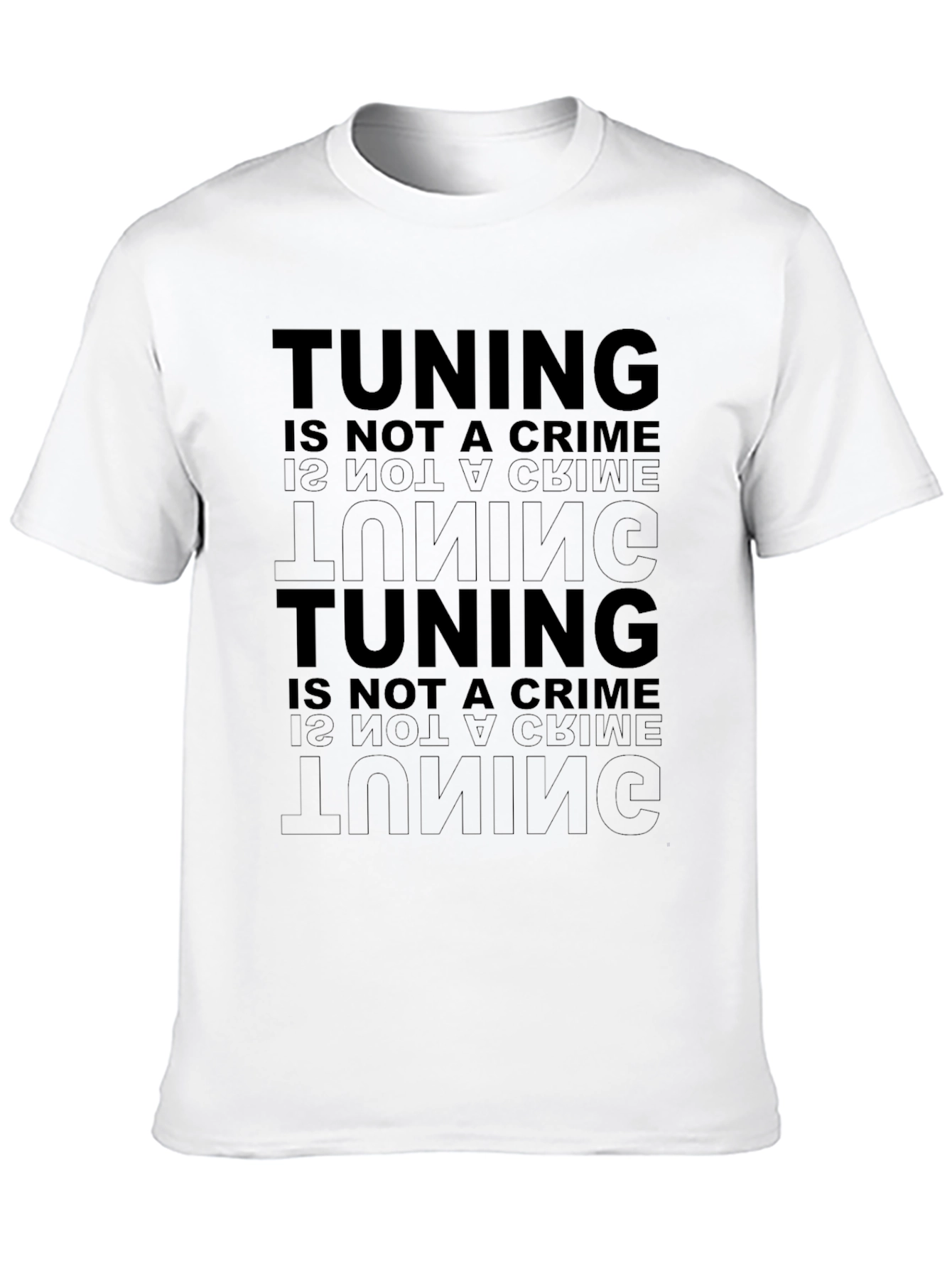 Tuning Is Not A Crime Graphic Tee