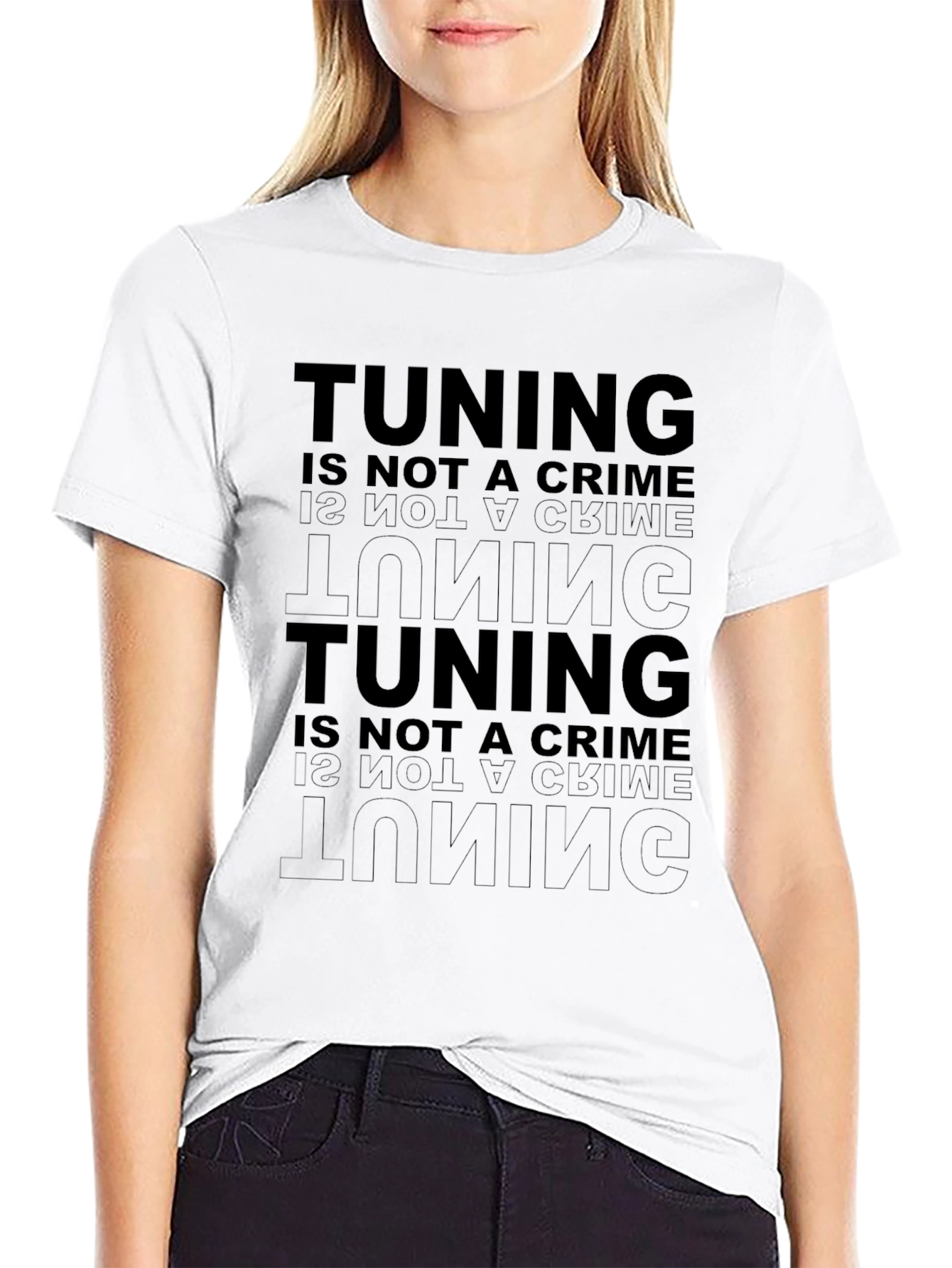 Tuning Is Not A Crime Graphic Tee