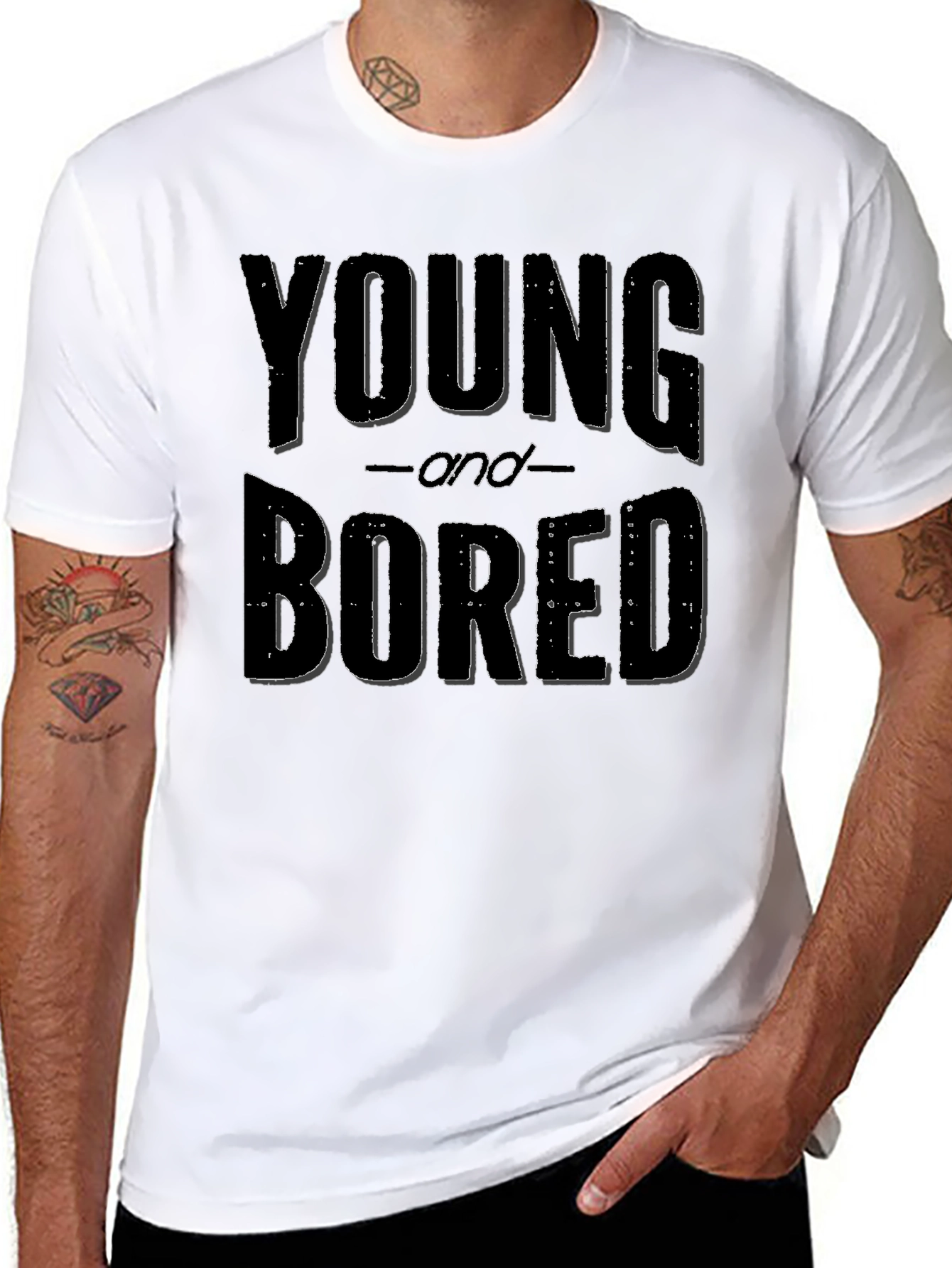Young and Bored Graphic Tee
