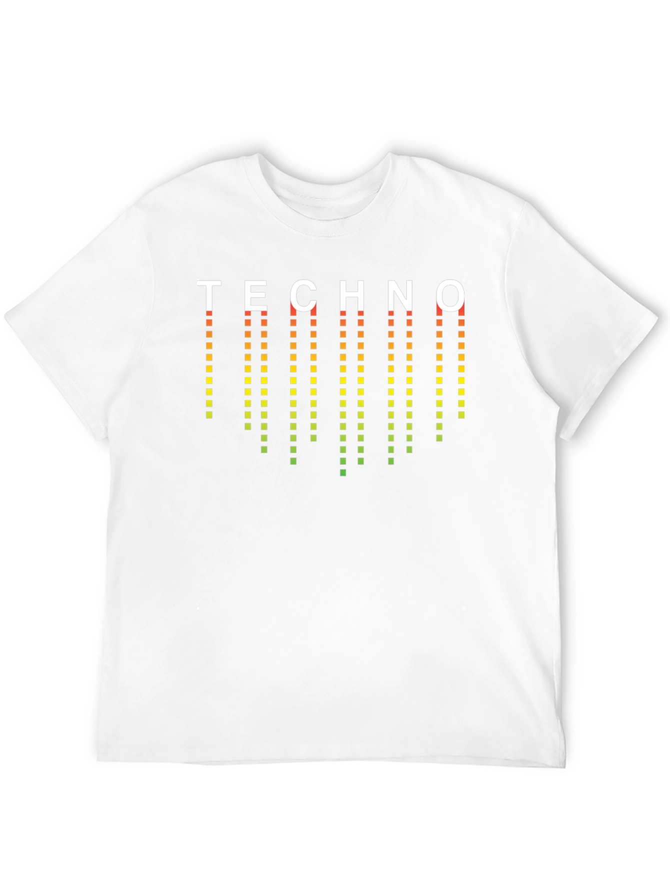 Techno Equalizer Graphic Black T-Shirt