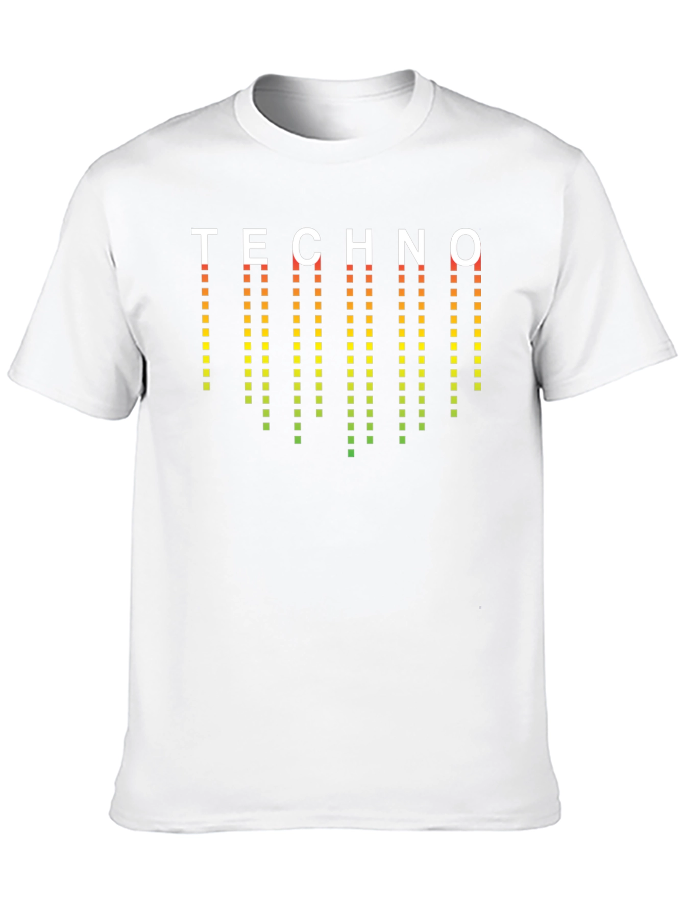 Techno Equalizer Graphic Black T-Shirt