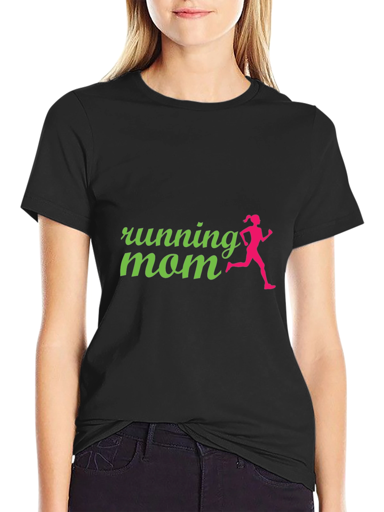 Running Mom Graphic Tee - Active Lifestyle Shirt