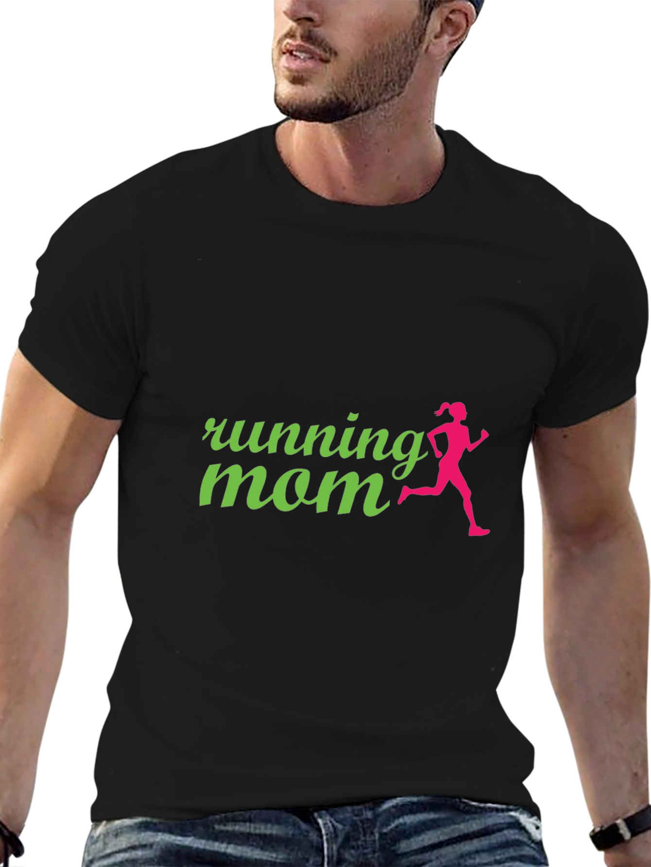 Running Mom Graphic Tee - Active Lifestyle Shirt